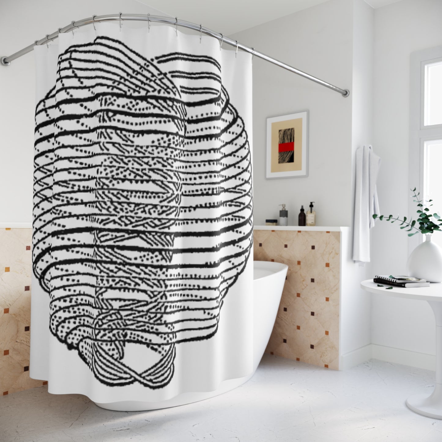 Astral Spiral Aura Shower Curtains ~ CIA Gateway Resonant Balloon Cosmic Magic Out Of Body Experience Intergalactic Science Dimension Travel