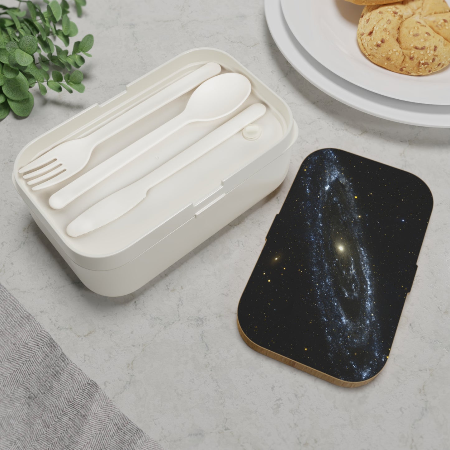 Andromeda Galaxy Bento Lunch Box ~ NASA James Webb Astronomy Astrophysics Intergalactic Exploration