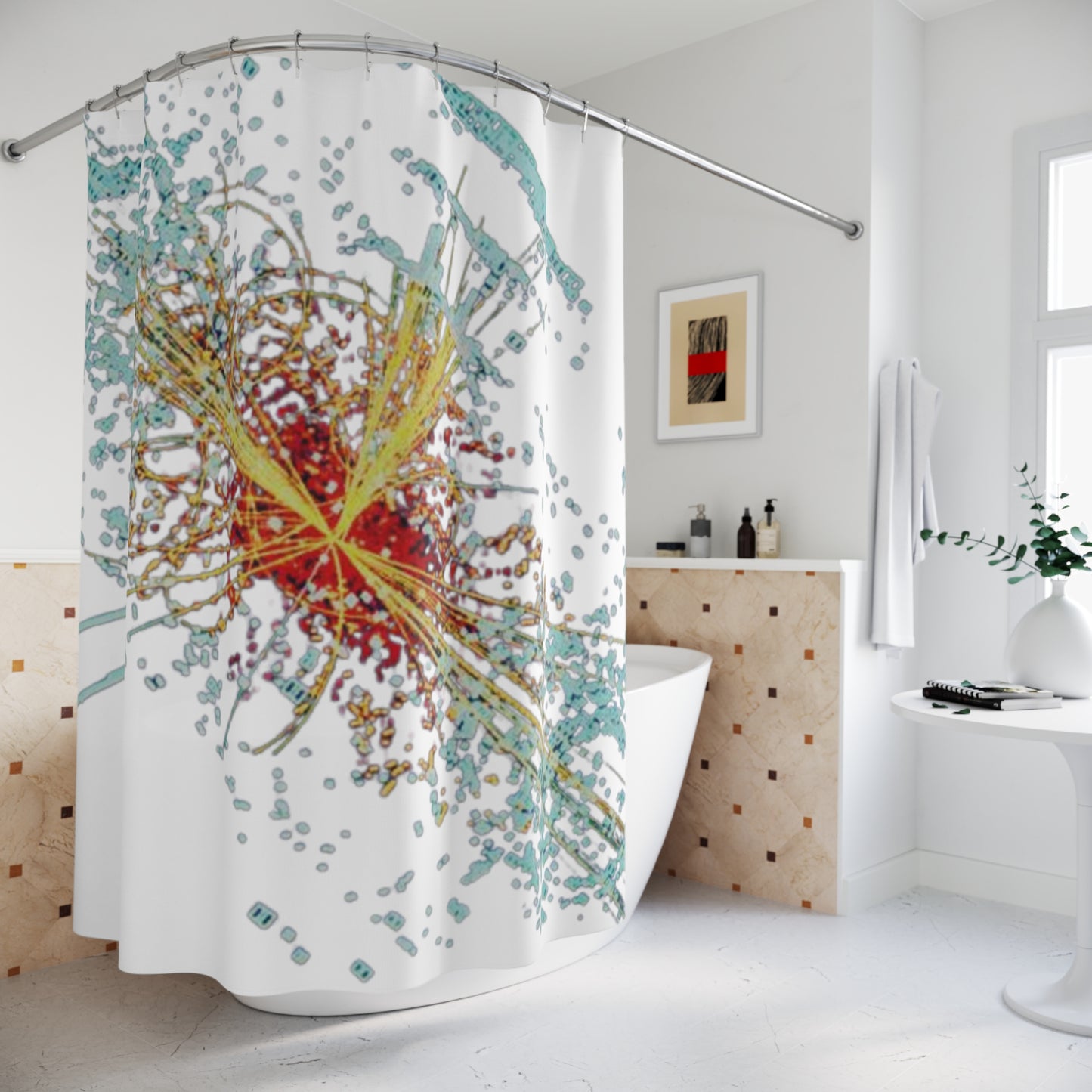 Higgs Boson Shower Curtain - A Quantum Twist for Your Bathroom