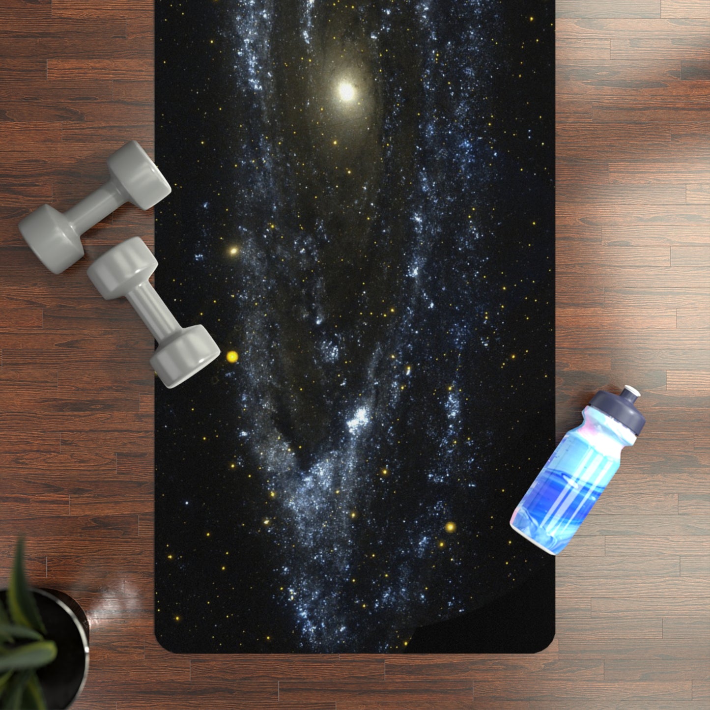 Andromeda Galaxy Yoga Mat