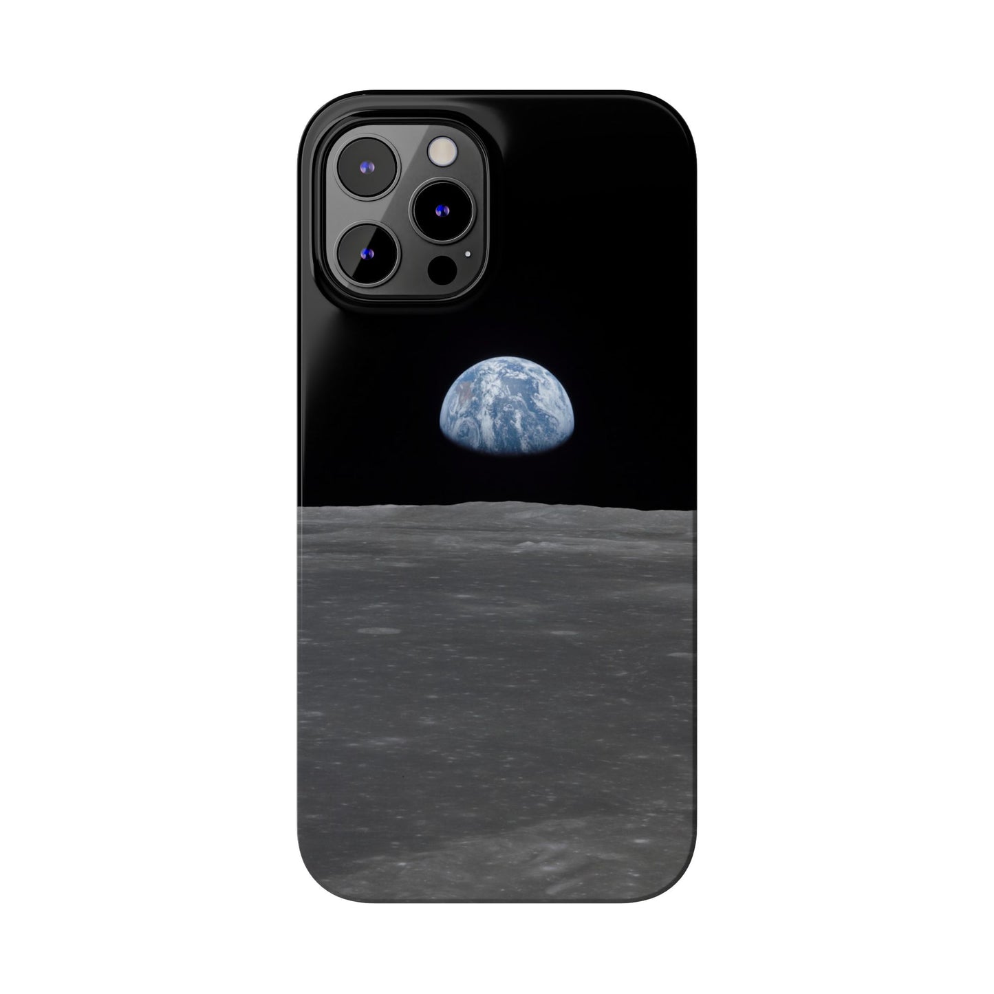 Blue Marble Earth from Moon Slim iPhone Cases
