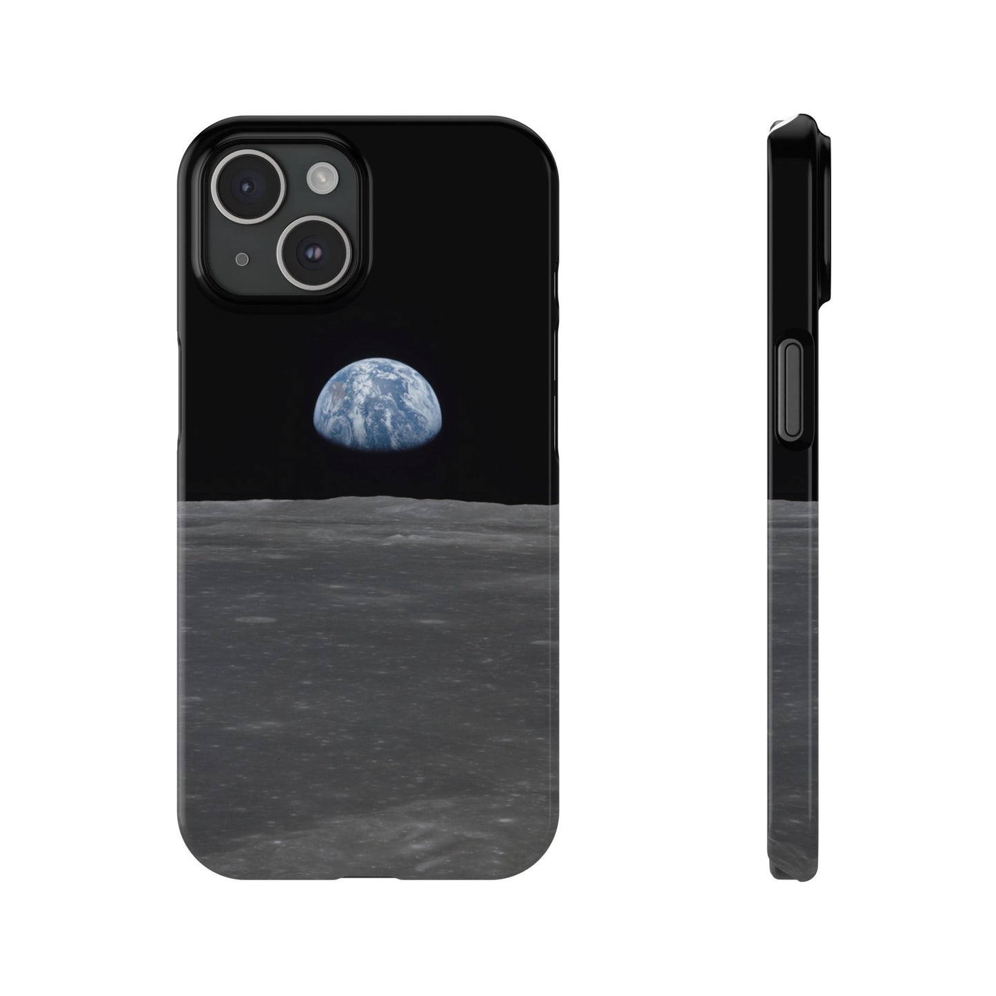 Blue Marble Earth from Moon Slim iPhone Cases