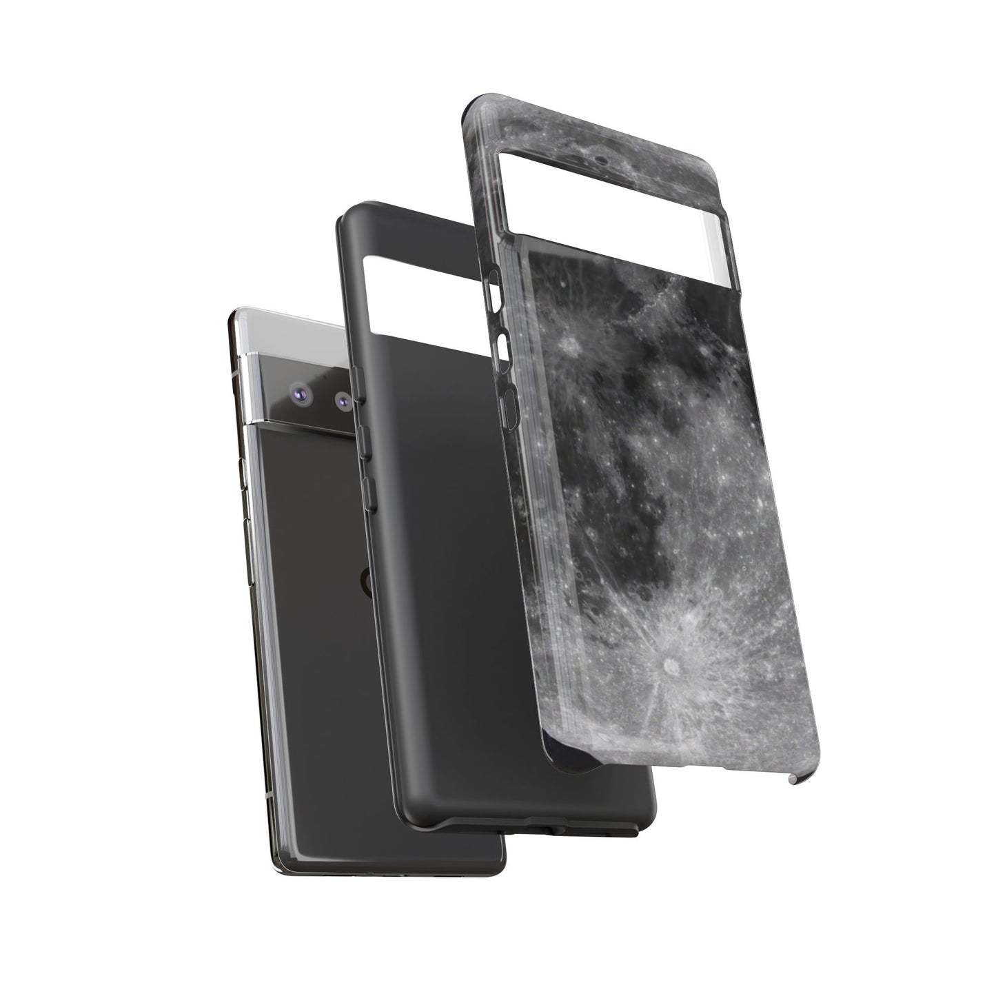 Moon Surface Tough Phone Case ~ iPhone Pixel Galaxy Rugged Protective