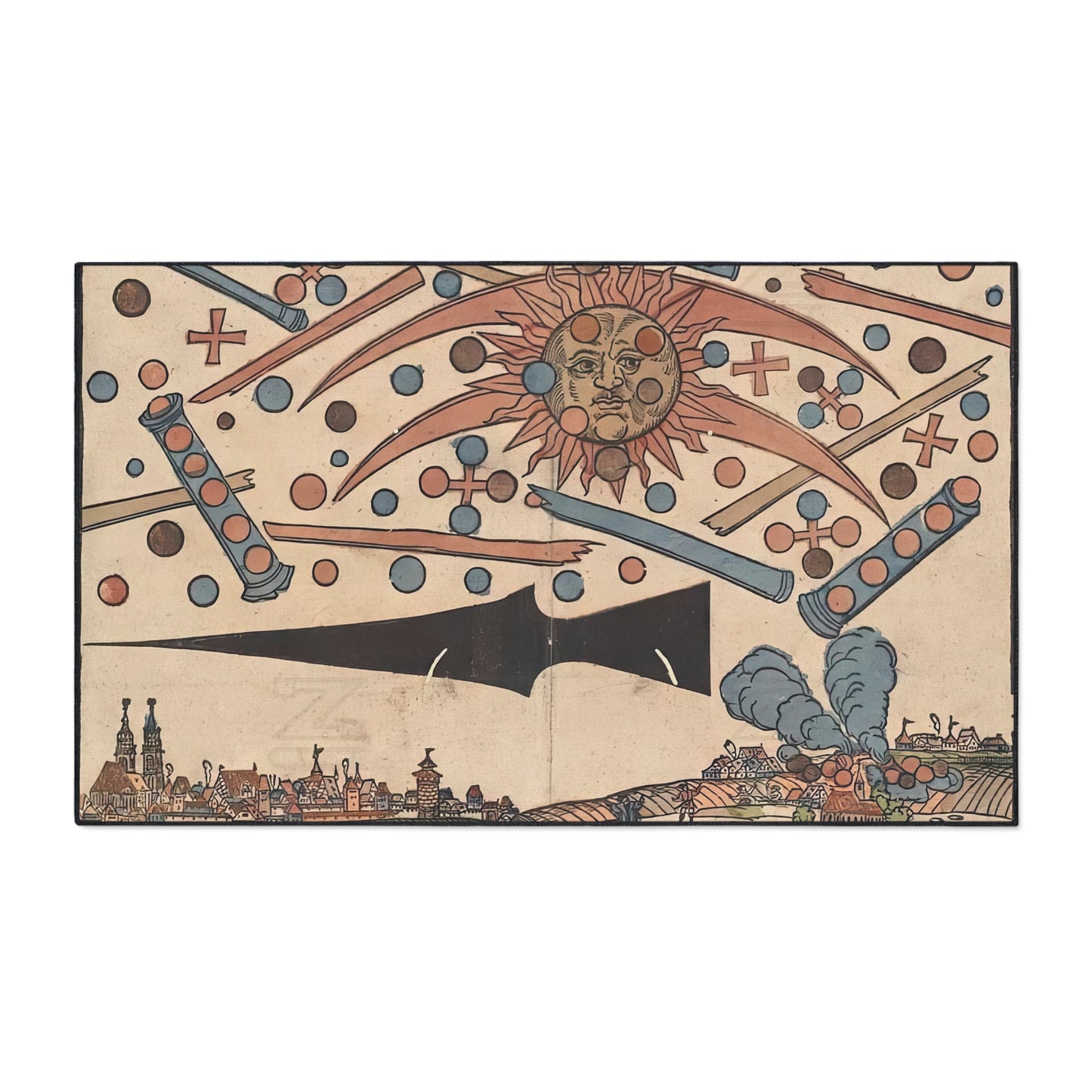 Middle Ages UFO Battle Heavy Duty Floor Mat