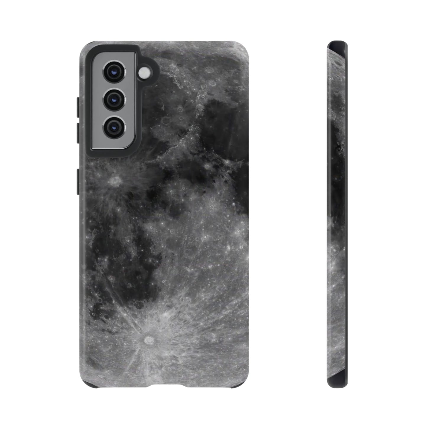 Moon Surface Tough Phone Case ~ iPhone Pixel Galaxy Rugged Protective