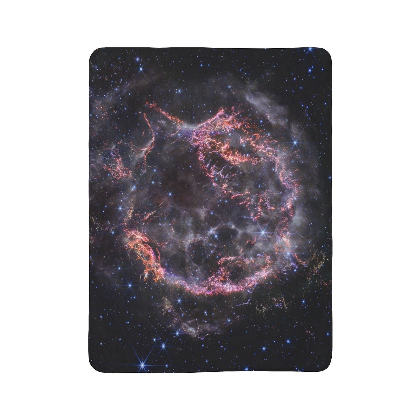 James Webb NASA Cas A Blanket ~ Astronomy Galaxies Universe Supernova Expansion Cosmic Astronaut Space Science Numinous Wonder Cassiopeia A