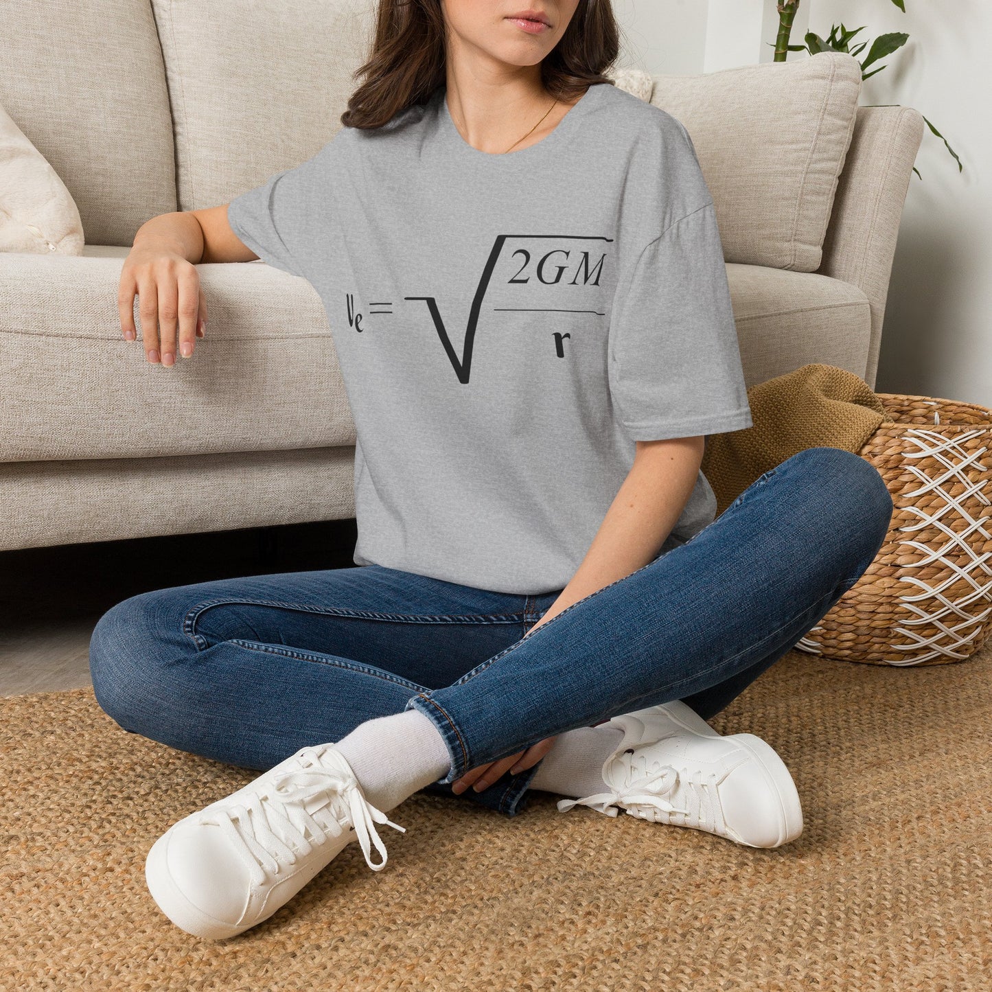 Escape Velocity ~ Unisex Softstyle T-Shirt, Astronomical Equation