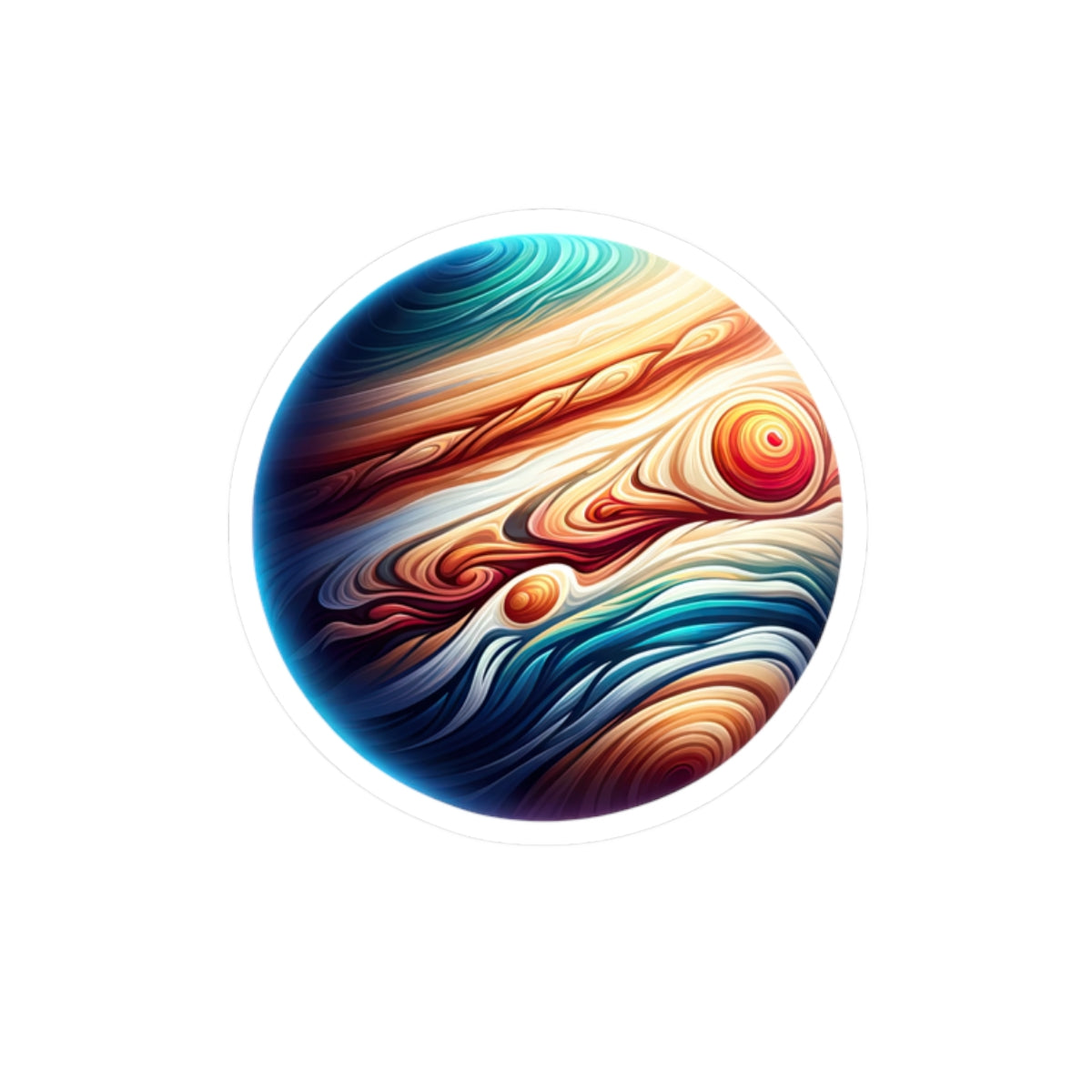 Juicy Jupiter, Kiss-Cut Sticker