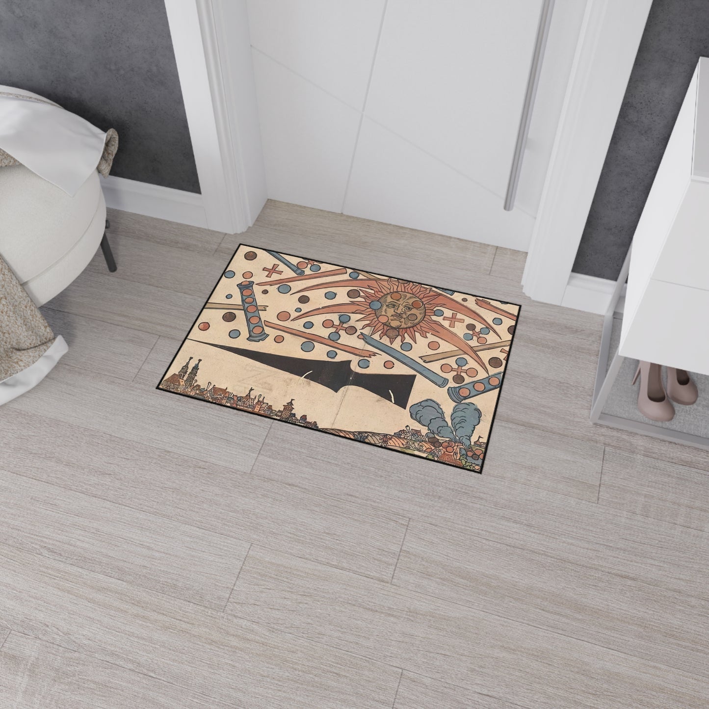 Middle Ages UFO Battle Heavy Duty Floor Mat