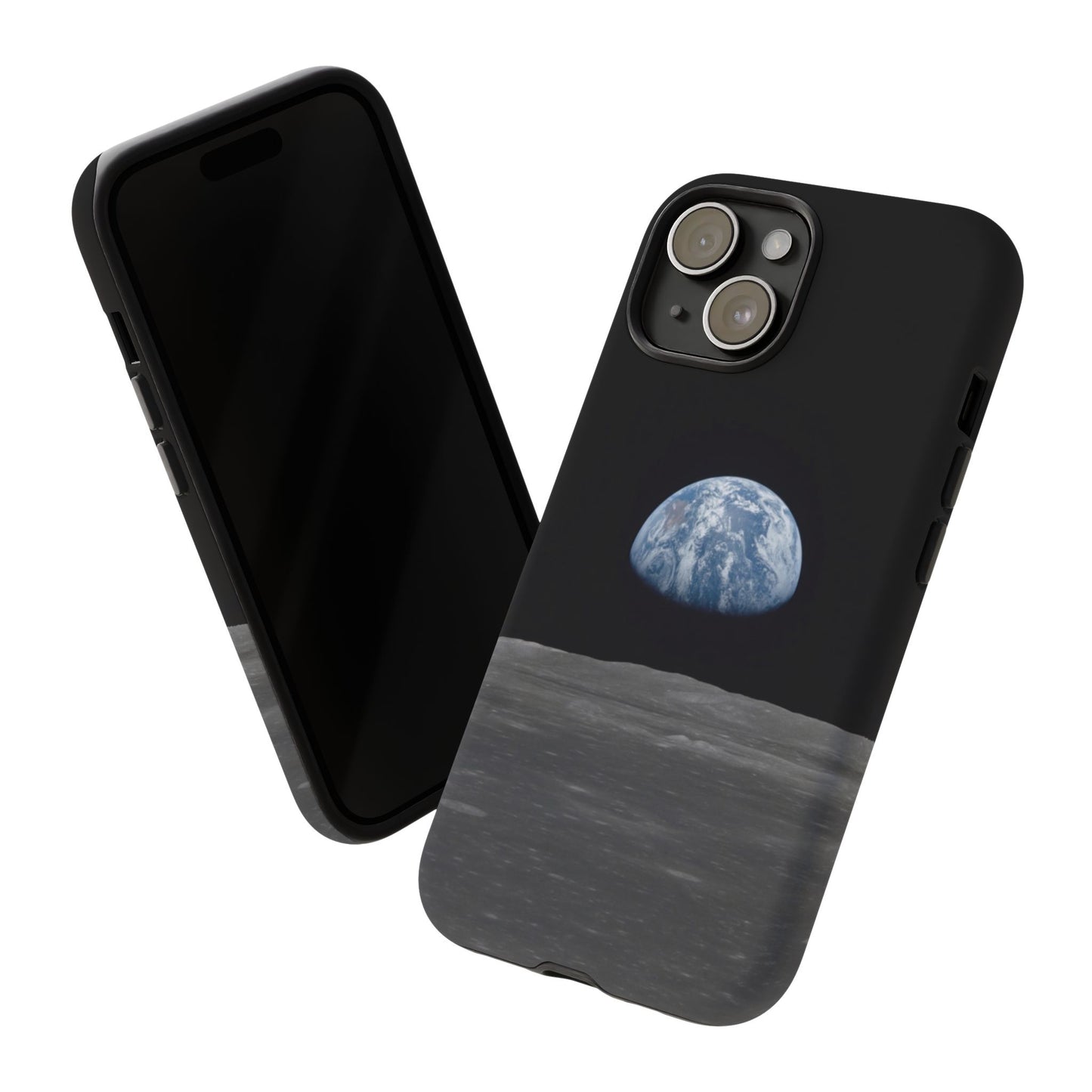 Earth From the Moon Tough Phone Case ~ iPhone Pixel Galaxy Apollo 11 Mission Outer Space Exploration NASA Astronauts Science Teacher Gift