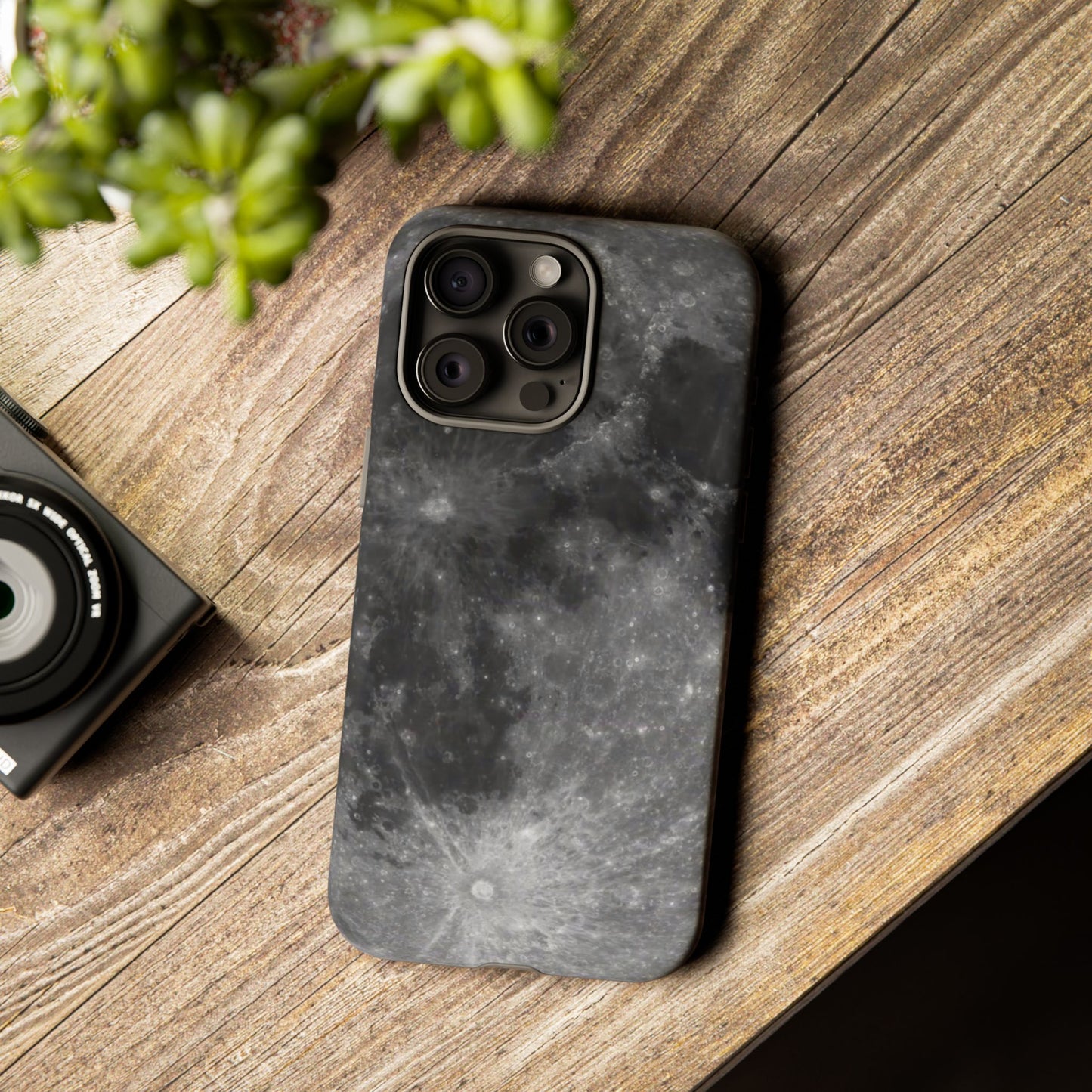 Moon Surface Tough Phone Case ~ iPhone Pixel Galaxy Rugged Protective