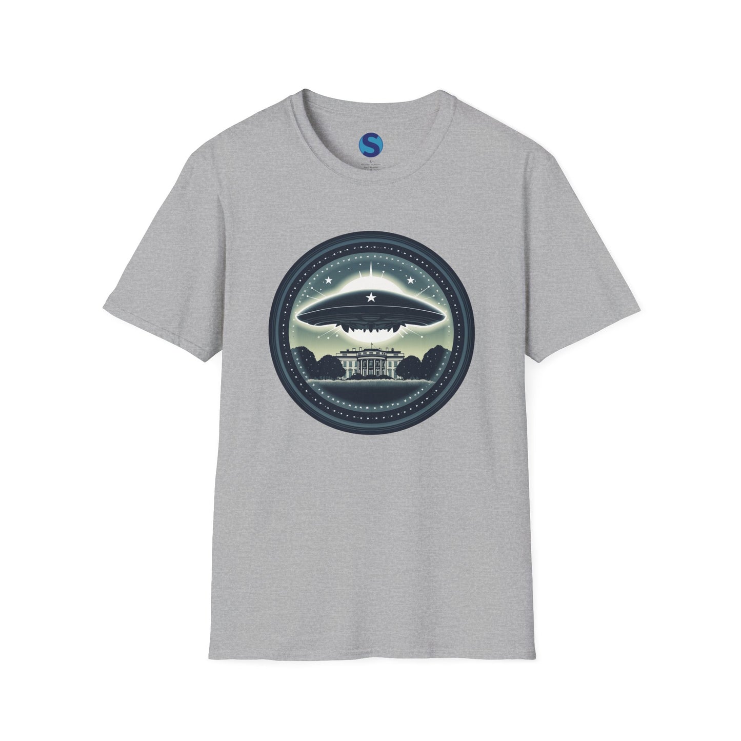 UFO Disclosure Shirt ~ End UAP Secrecy, Cryptozoology Gift, Alien Tshirt, Extraterrestrial Gear, Flying Saucer Shirt, White House Lawn Space