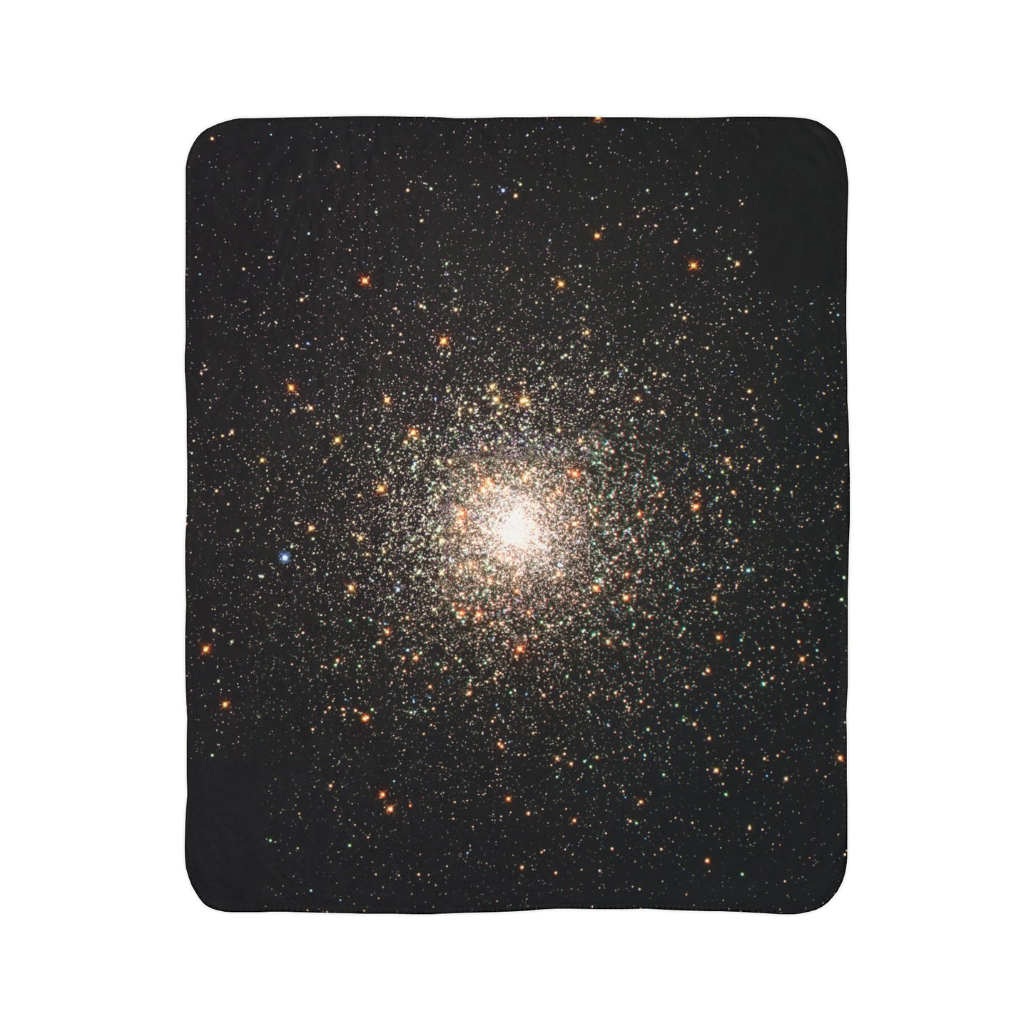Star Cluster Blanket Stellar Swarm NASA Astronomy M80 Interstellar Outer Space Exploration Science Gift Galaxy Universe Cozy Fleece Bedding
