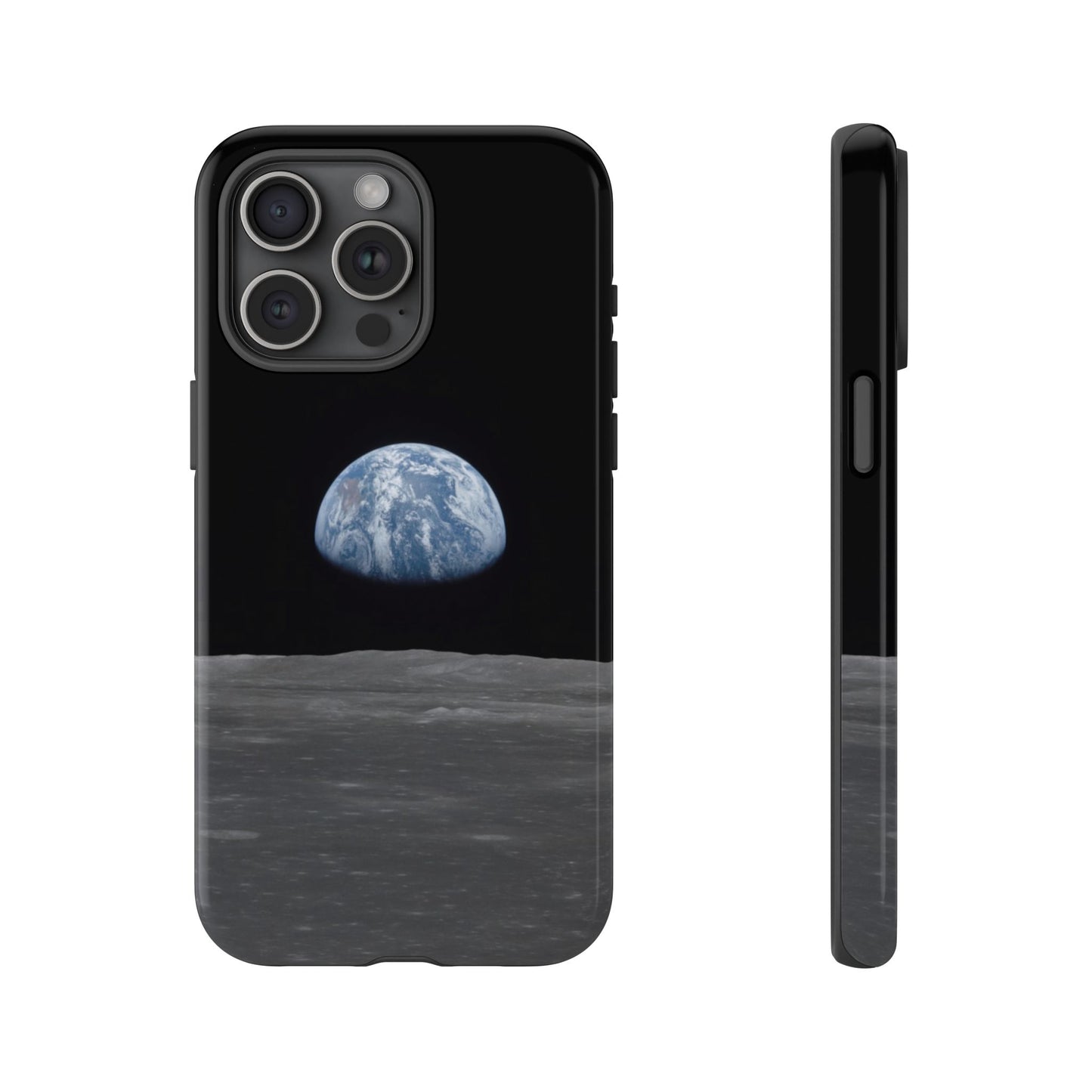 Earth From the Moon Tough Phone Case ~ iPhone Pixel Galaxy Apollo 11 Mission Outer Space Exploration NASA Astronauts Science Teacher Gift