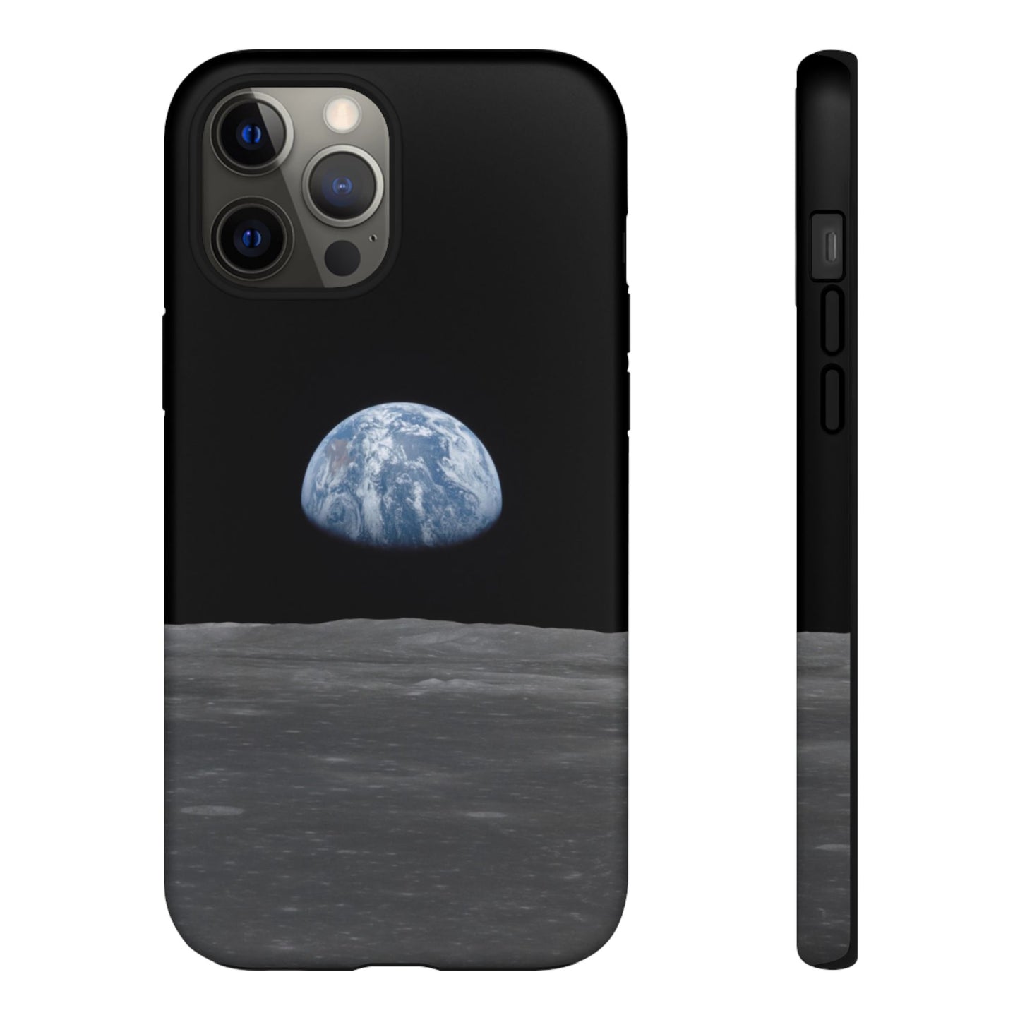 Earth From the Moon Tough Phone Case ~ iPhone Pixel Galaxy Apollo 11 Mission Outer Space Exploration NASA Astronauts Science Teacher Gift