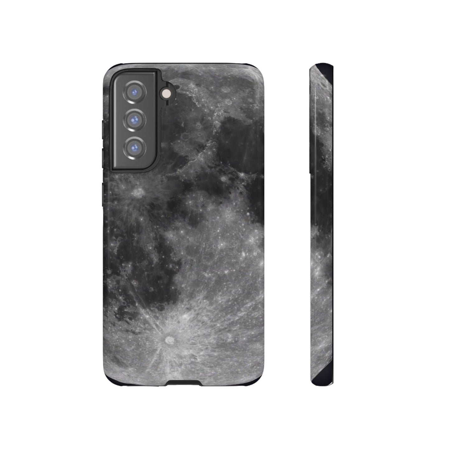 Moon Surface Tough Phone Case ~ iPhone Pixel Galaxy Rugged Protective