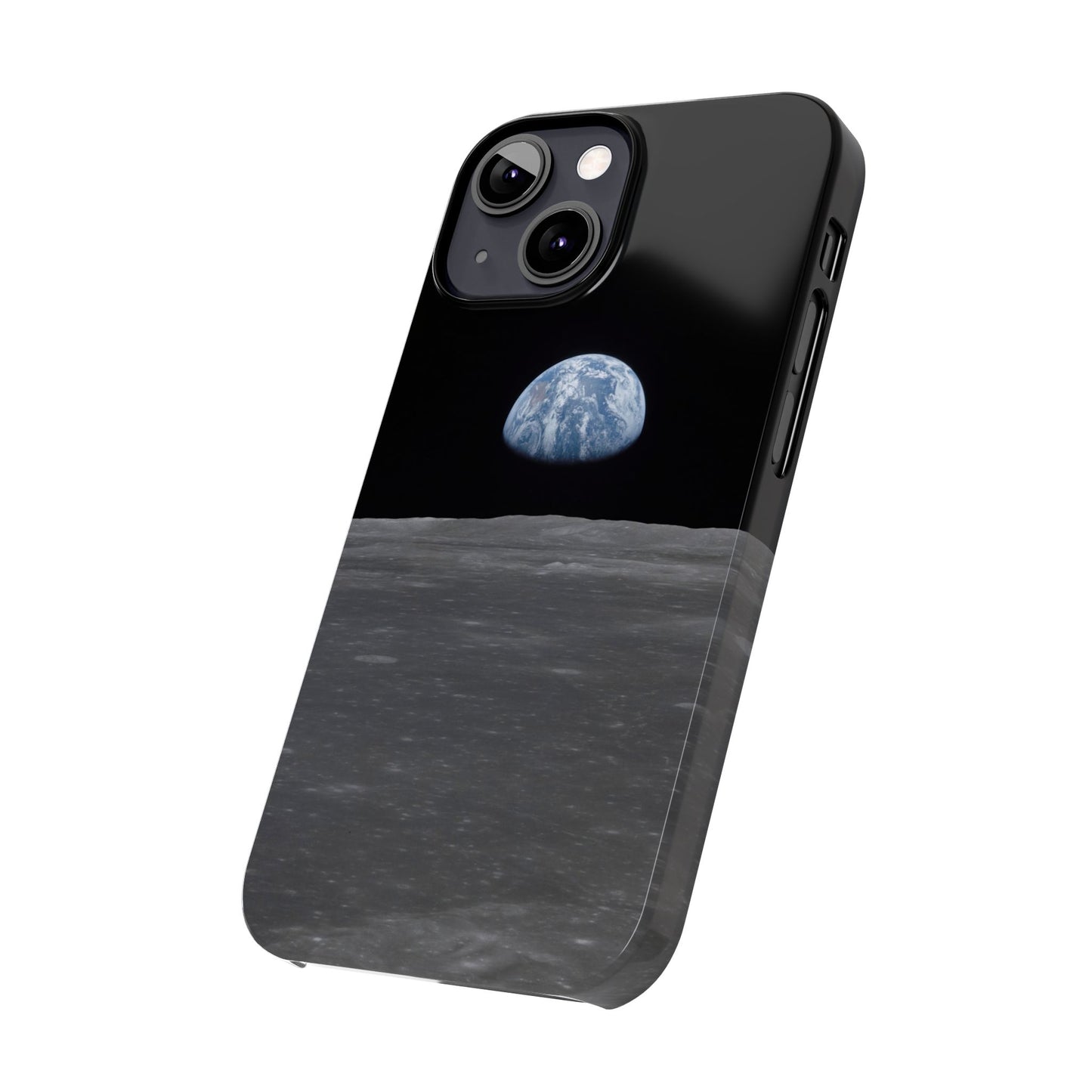 Blue Marble Earth from Moon Slim iPhone Cases