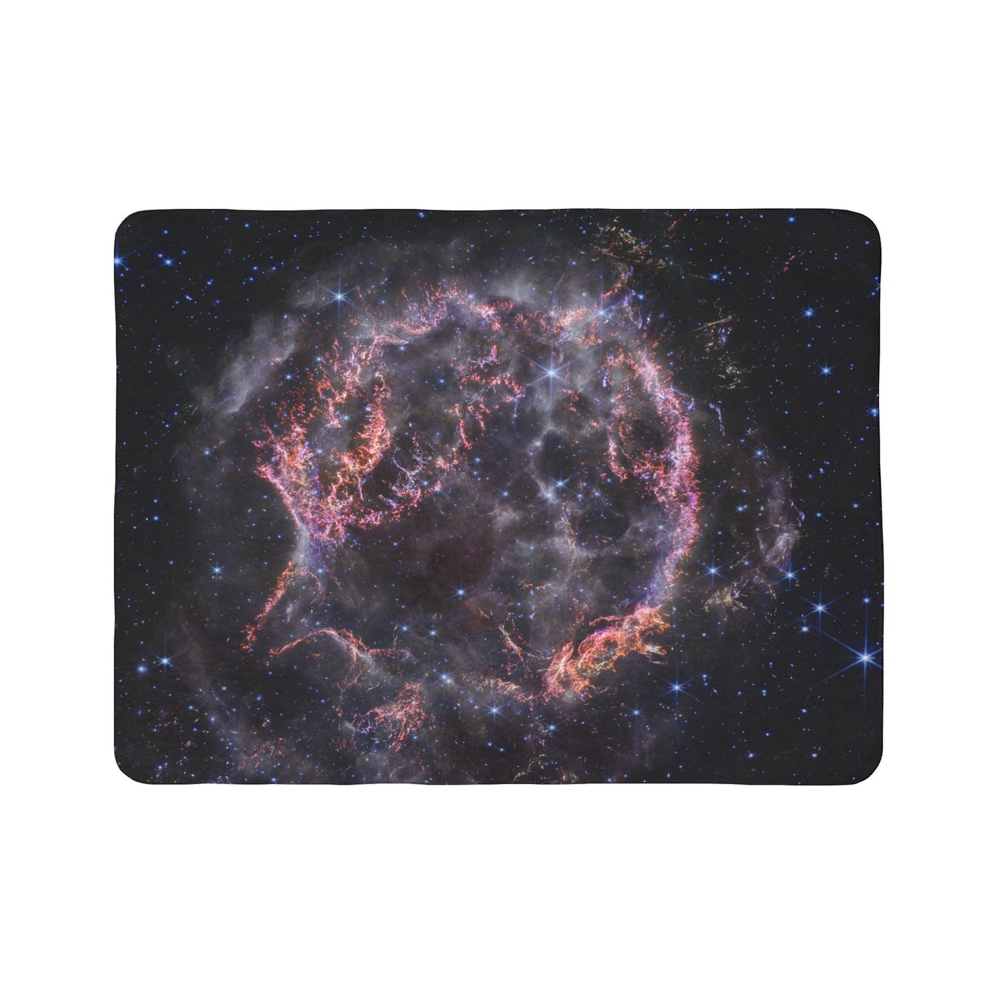 James Webb NASA Cas A Blanket ~ Astronomy Galaxies Universe Supernova Expansion Cosmic Astronaut Space Science Numinous Wonder Cassiopeia A
