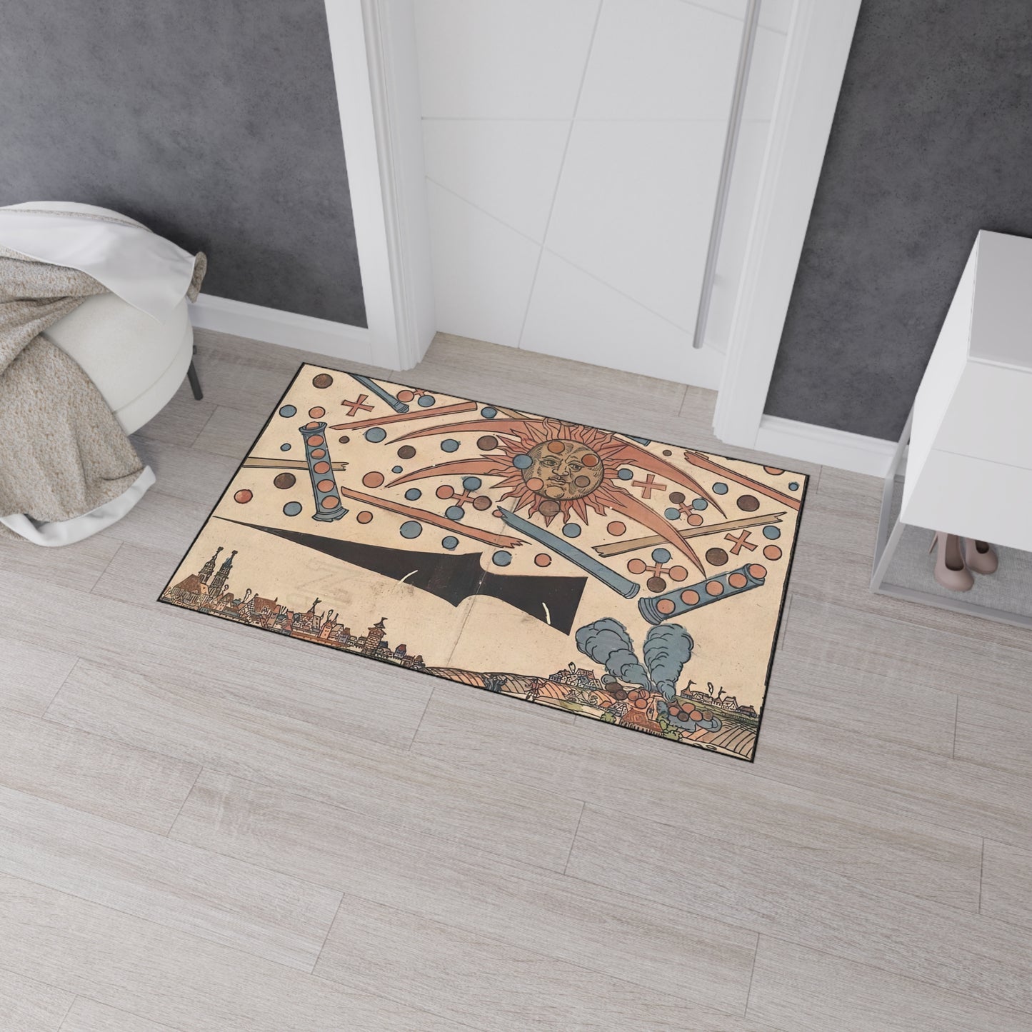 Middle Ages UFO Battle Heavy Duty Floor Mat
