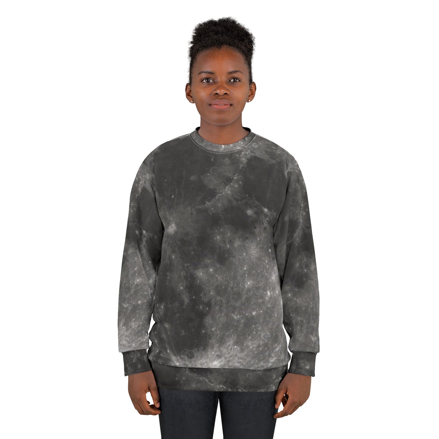 Lunar Surface All-Over Sweatshirt