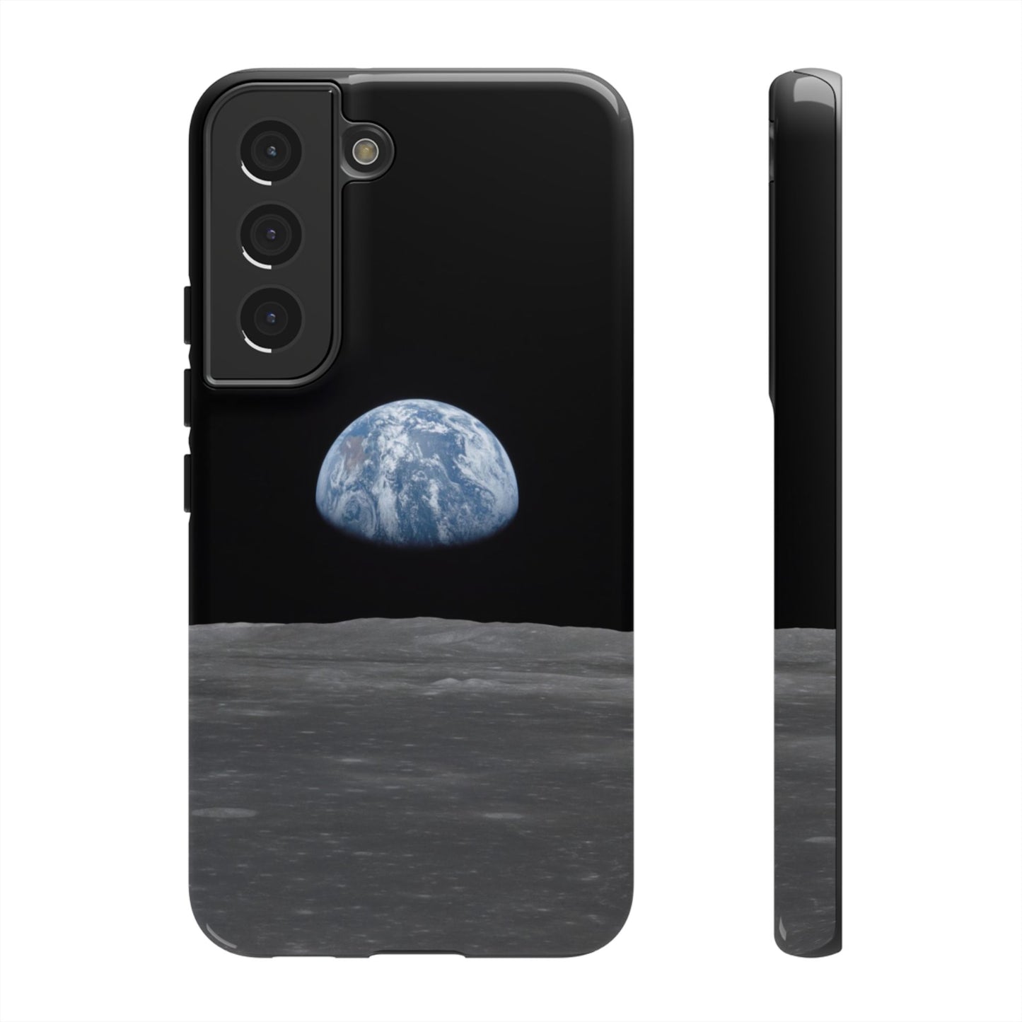 Earth From the Moon Tough Phone Case ~ iPhone Pixel Galaxy Apollo 11 Mission Outer Space Exploration NASA Astronauts Science Teacher Gift