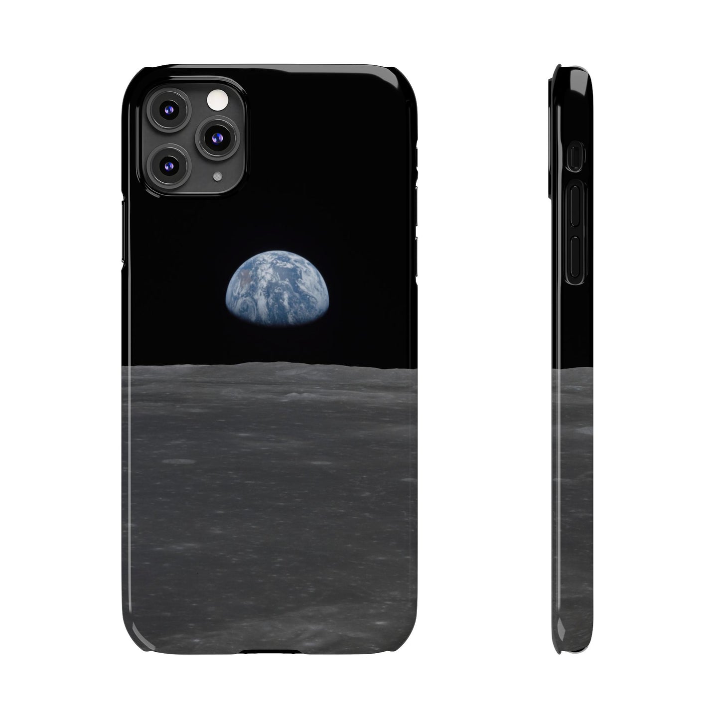 Blue Marble Earth from Moon Slim iPhone Cases