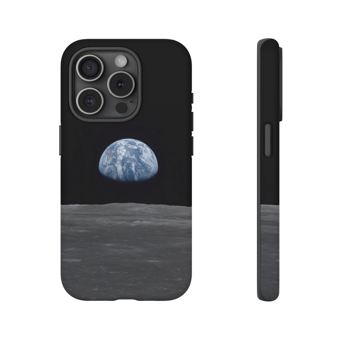 Earth From the Moon Tough Phone Case ~ iPhone Pixel Galaxy Apollo 11 Mission Outer Space Exploration NASA Astronauts Science Teacher Gift