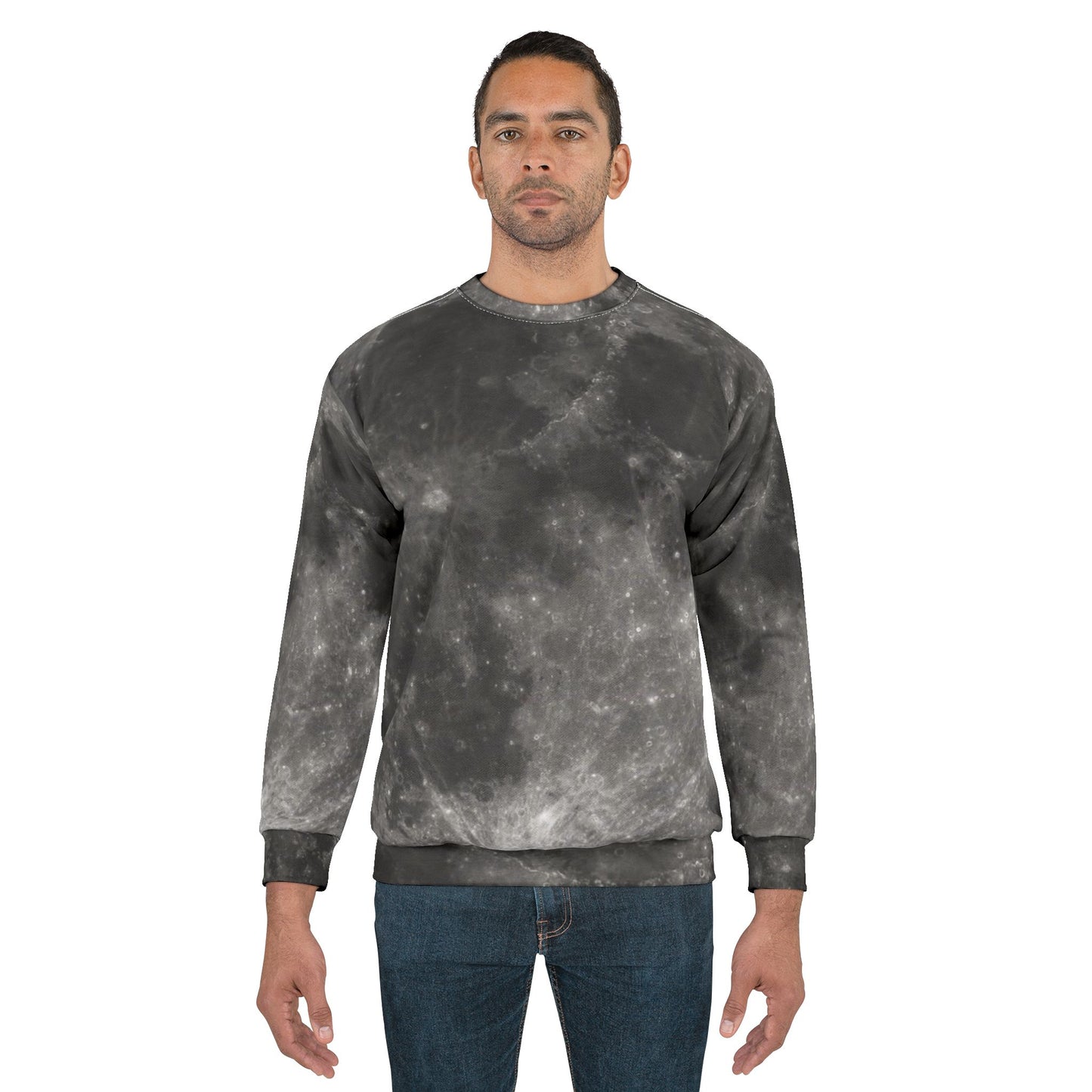 Lunar Surface All-Over Sweatshirt