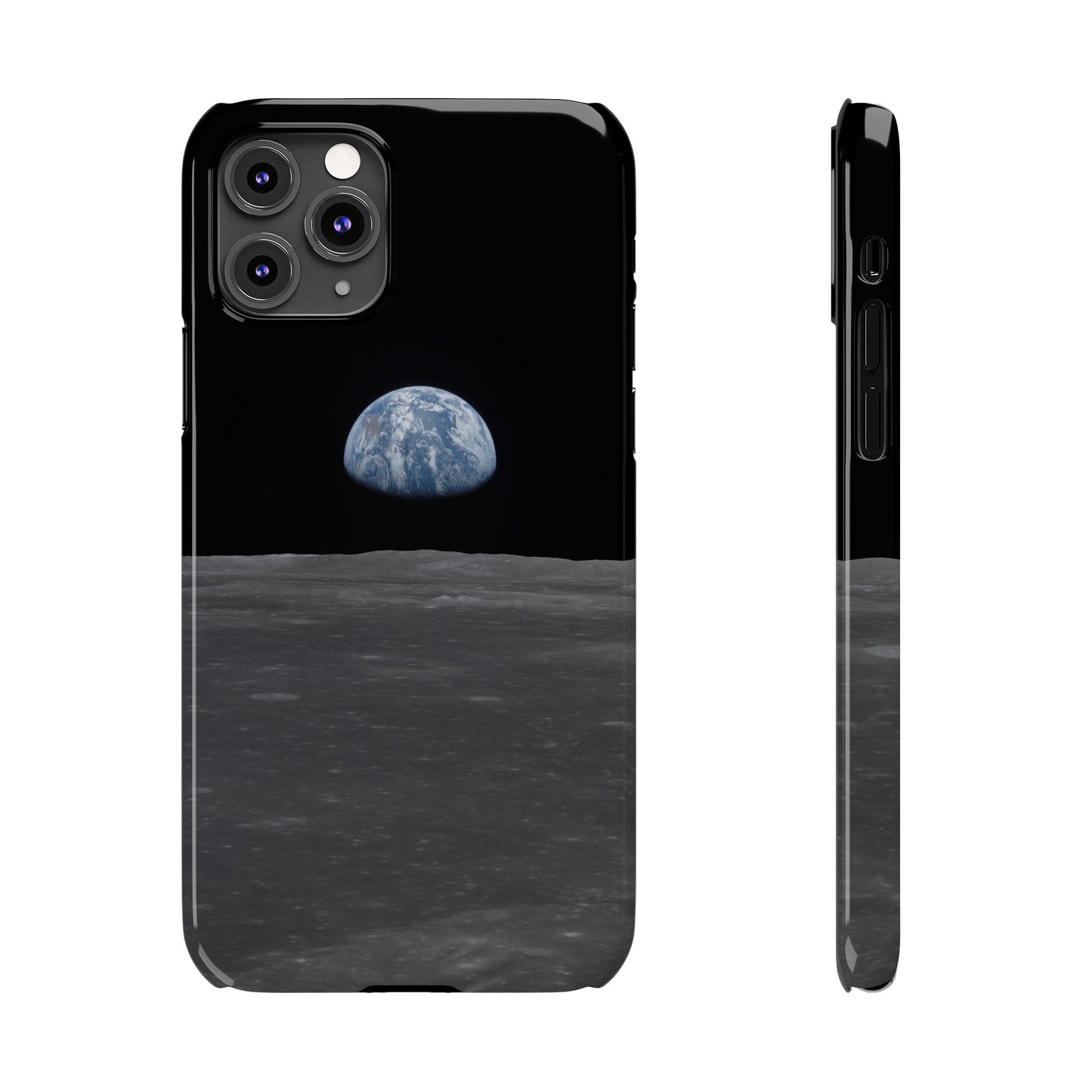 Blue Marble Earth from Moon Slim iPhone Cases