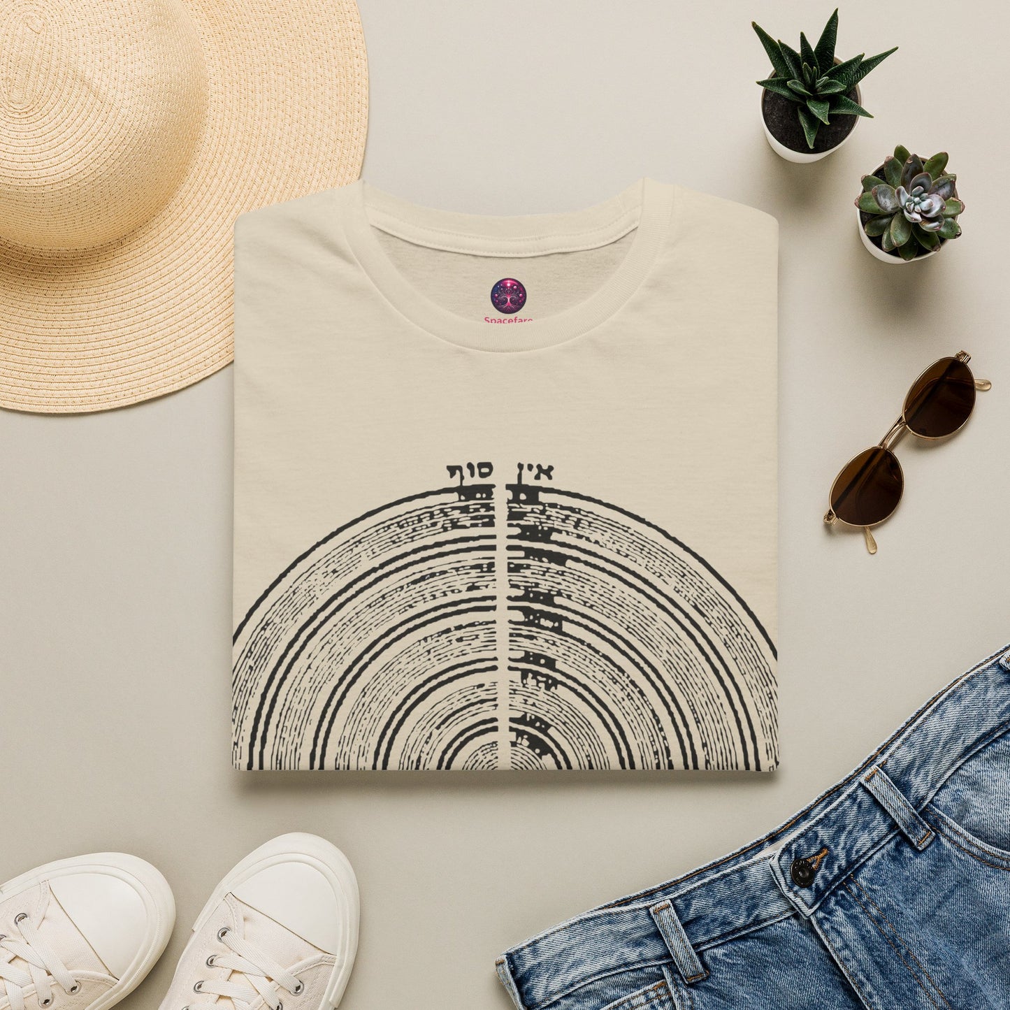 Ein Sof Spirit World Shirt ~ Kabbalah Jewish Mysticism Astral Plane Map