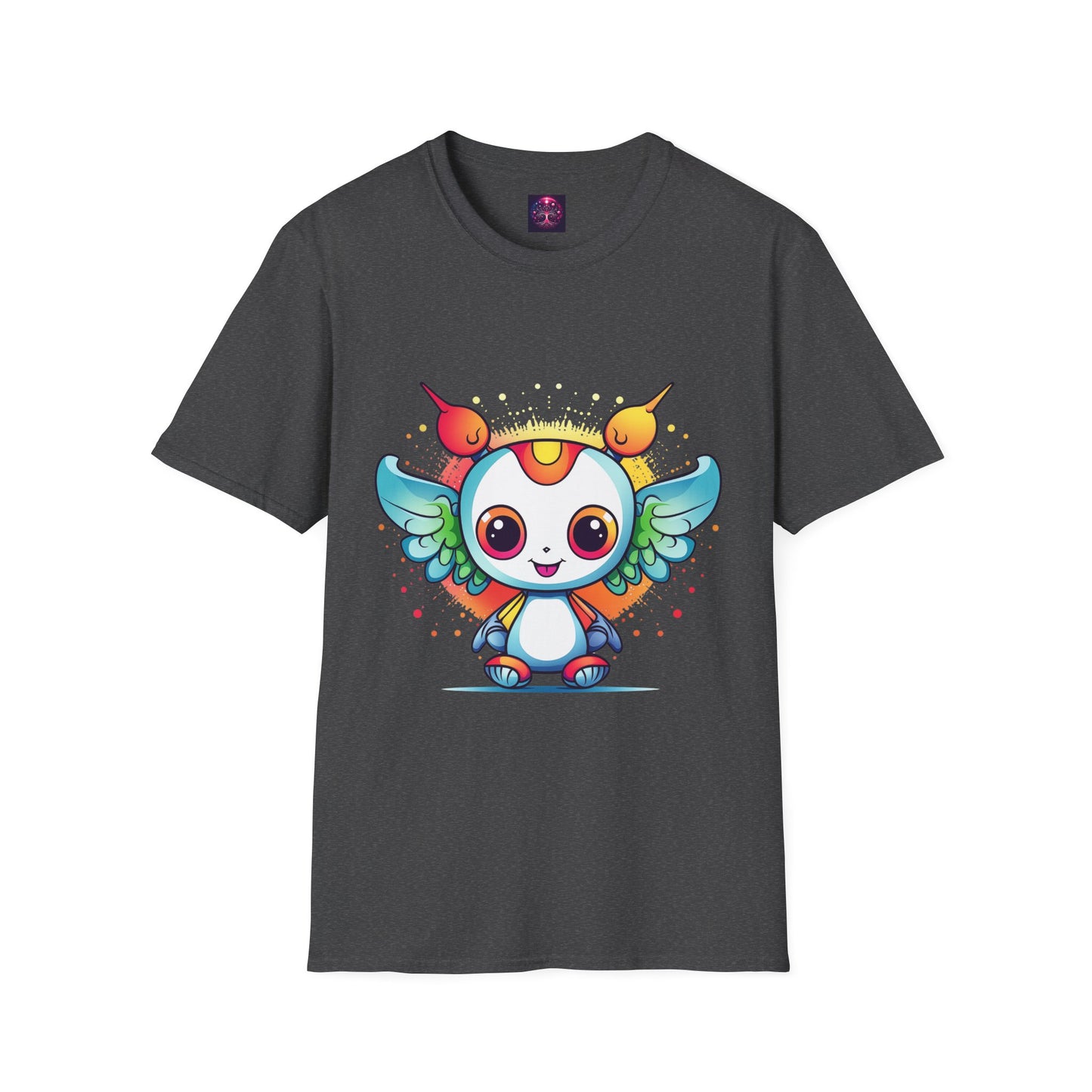 Cute Anime Alien Angel T Shirt ~ Cartoon Alien Gift Friendly Extraterrestrial Creature UFOs UAP Flying Saucer Abduction But Make It Adorable