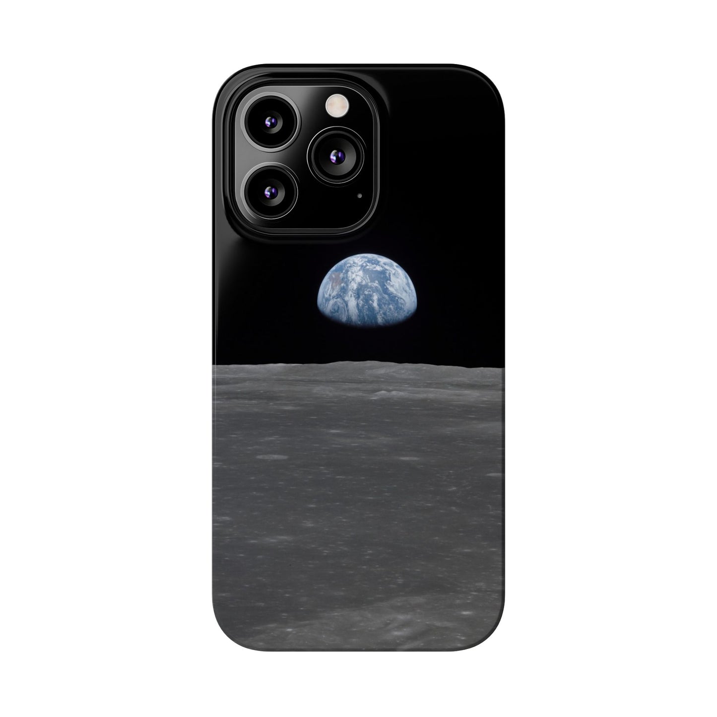 Blue Marble Earth from Moon Slim iPhone Cases