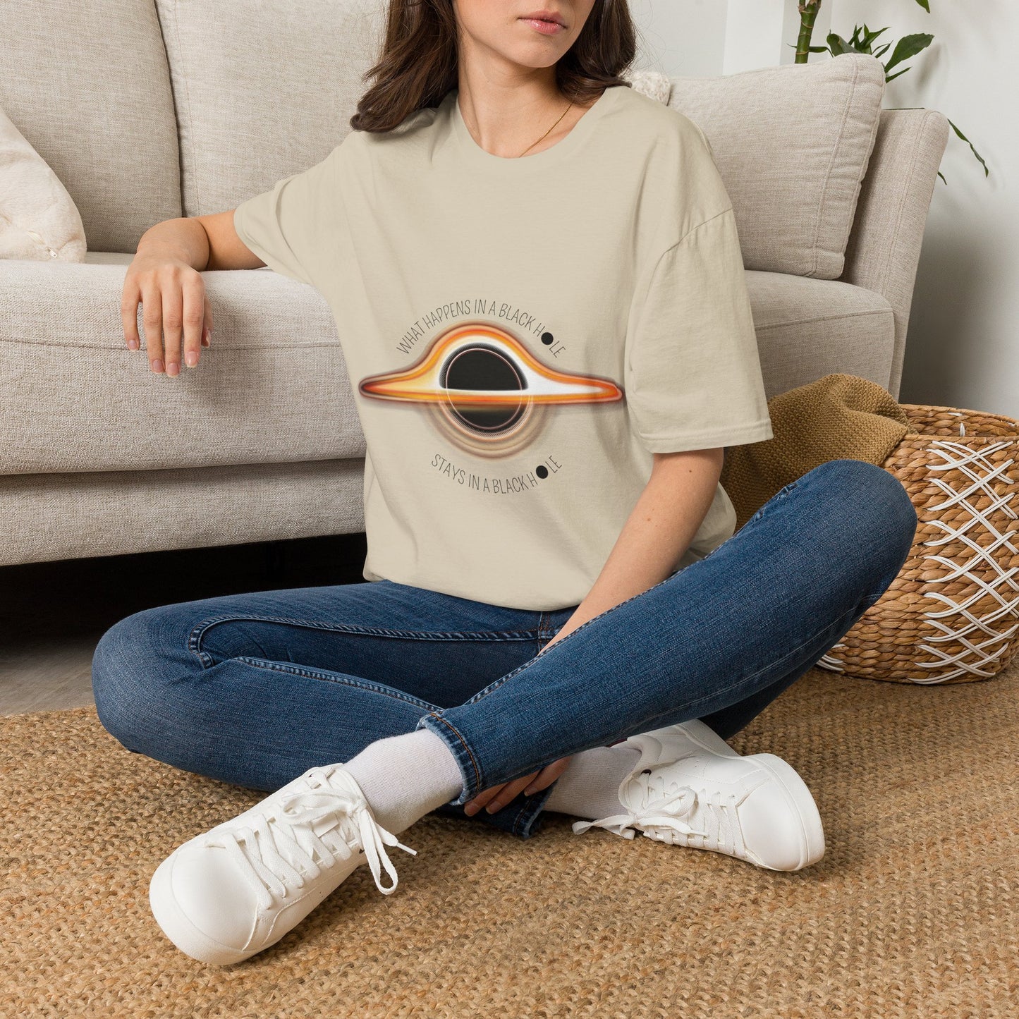 What Happens in a Black Hole Stays in a Black Hole T Shirt, Black Holes Exist... Do you want to try and see what happens in a Black Hole?