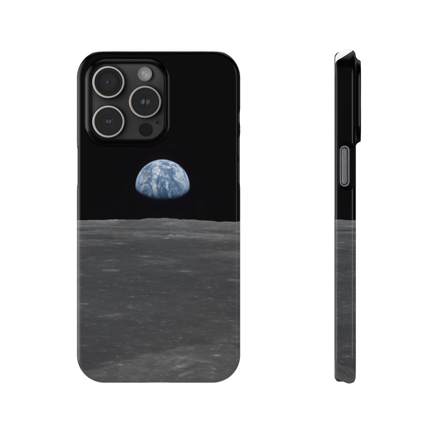 Blue Marble Earth from Moon Slim iPhone Cases