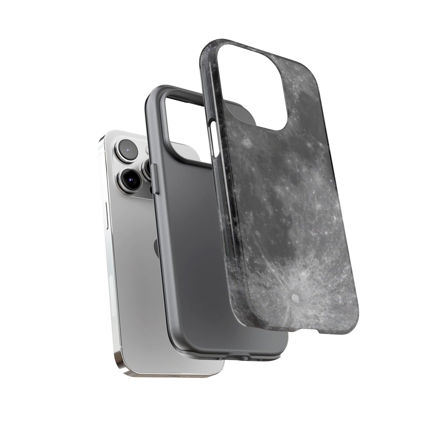 Moon Surface Tough Phone Case ~ iPhone Pixel Galaxy Rugged Protective