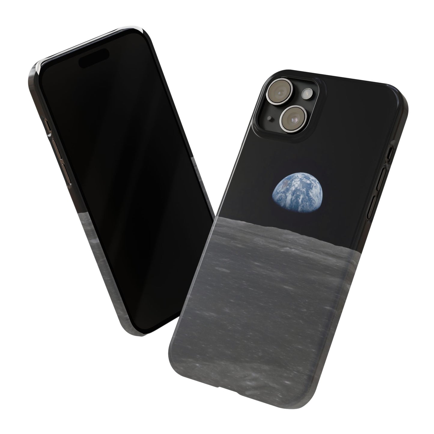 Blue Marble Earth from Moon Slim iPhone Cases