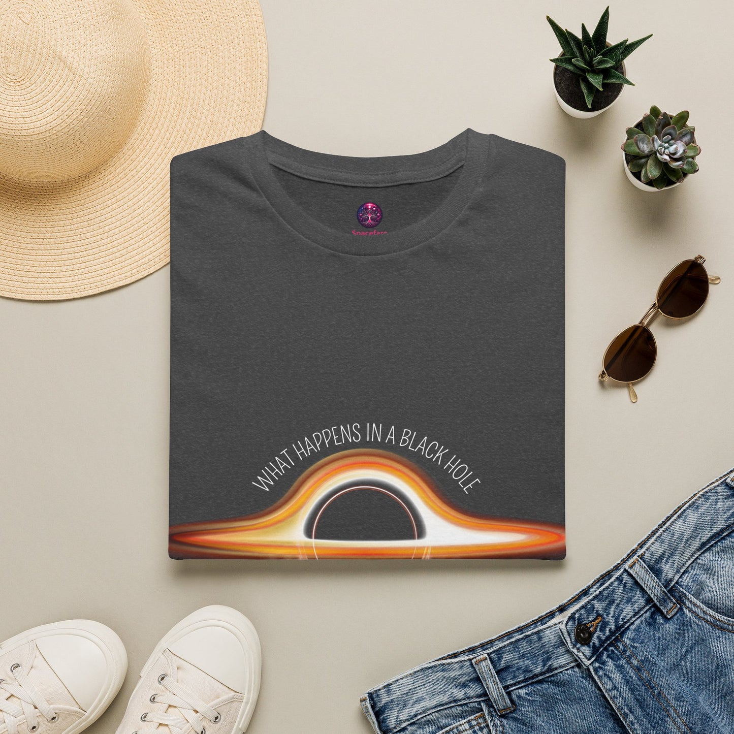 What Happens in a Black Hole Stays in a Black Hole T Shirt, Black Holes Exist... Do you want to try and see what happens in a Black Hole?