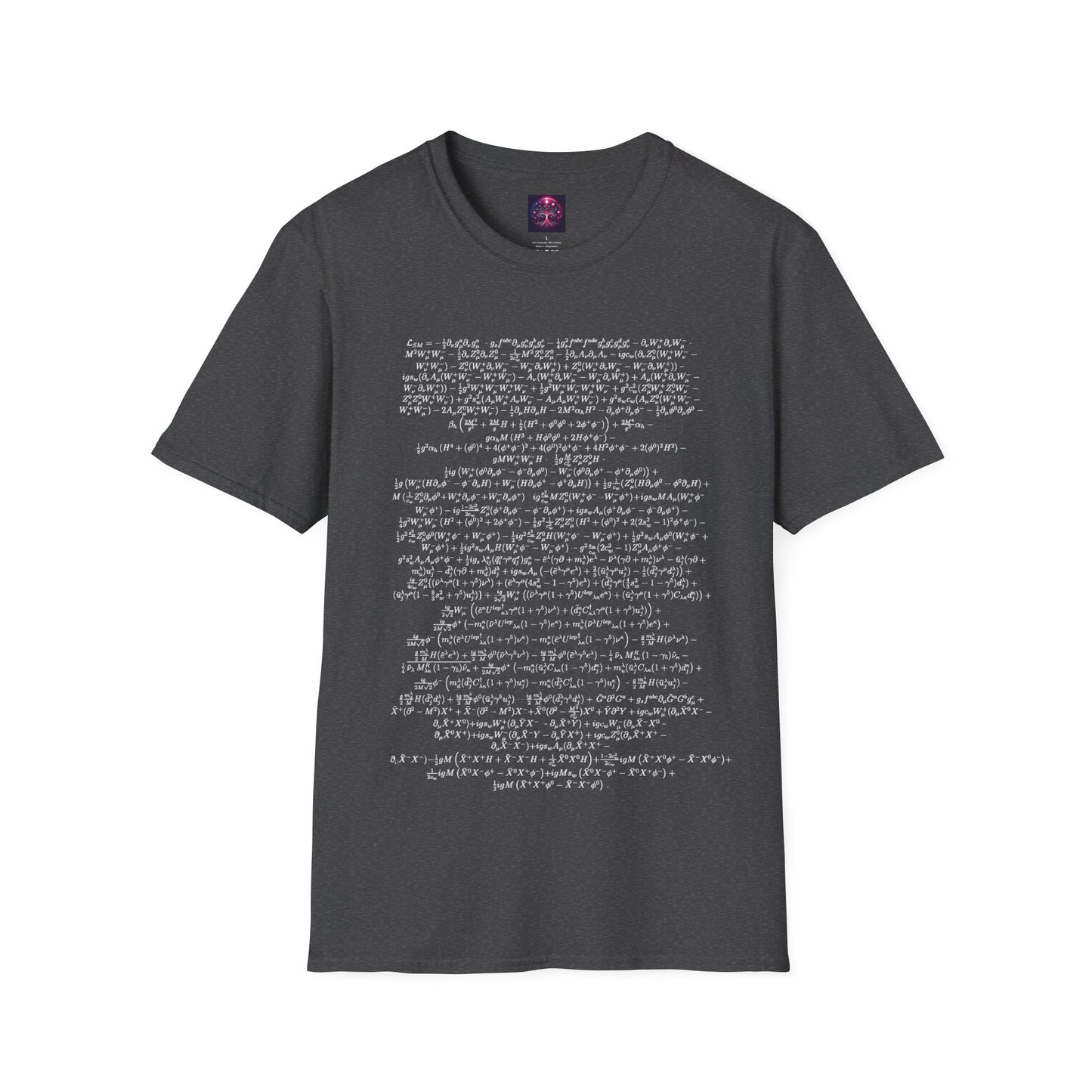 Standard Model Equation T Shirt ~ Particle Physics Quantum Mechanics Calculation Einstein Feynman Science Teacher Gift Nerdcore Quarks Boson