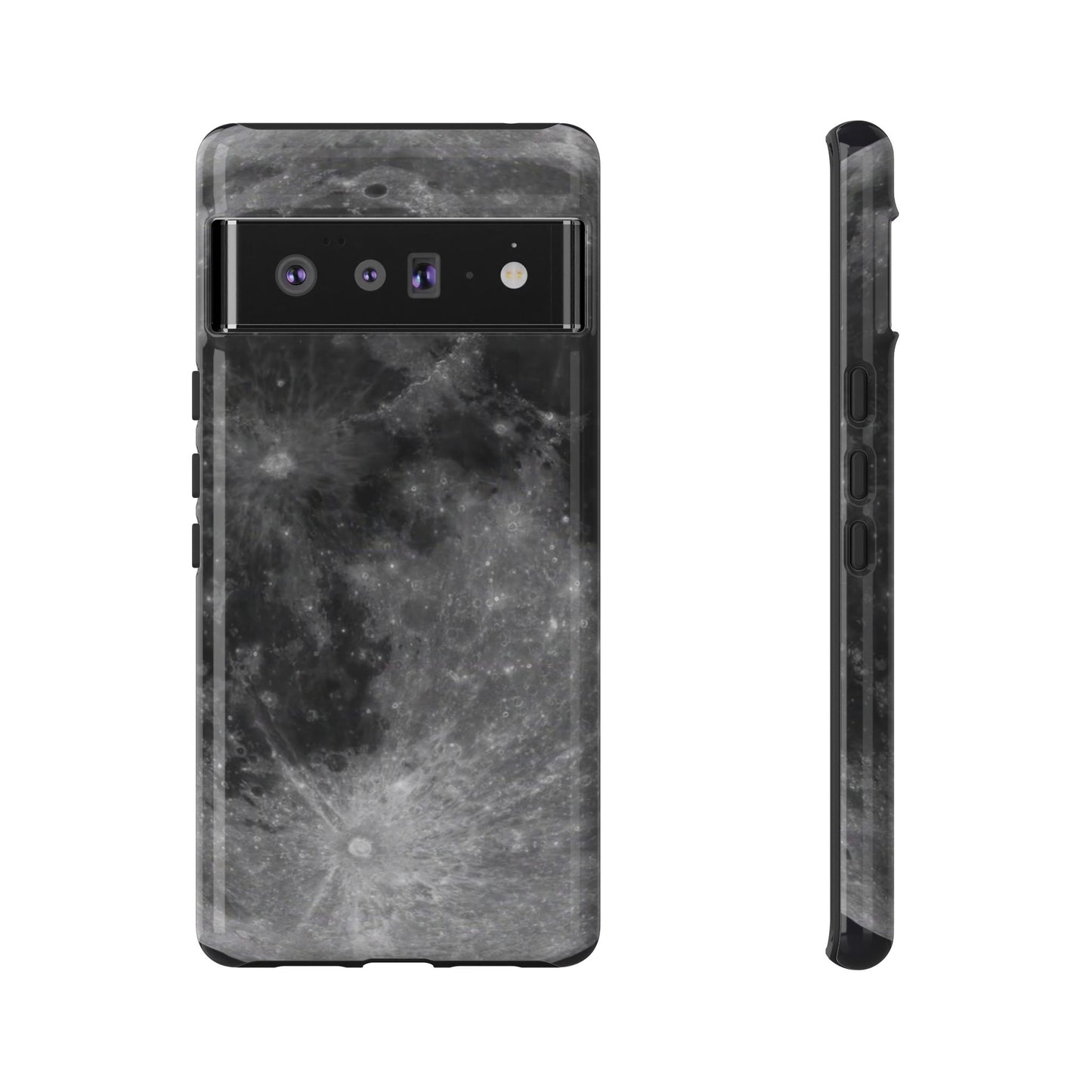 Moon Surface Tough Phone Case ~ iPhone Pixel Galaxy Rugged Protective