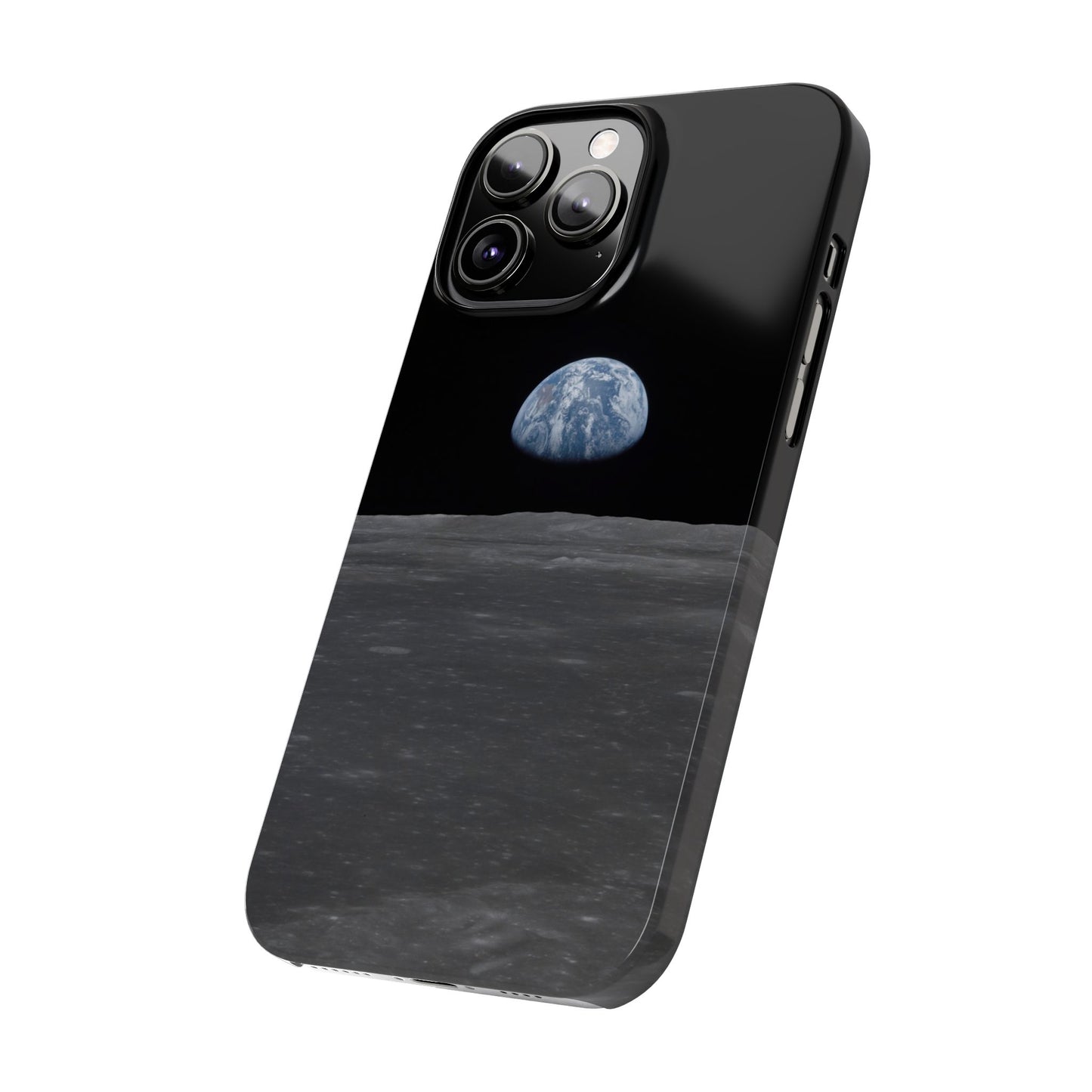 Blue Marble Earth from Moon Slim iPhone Cases
