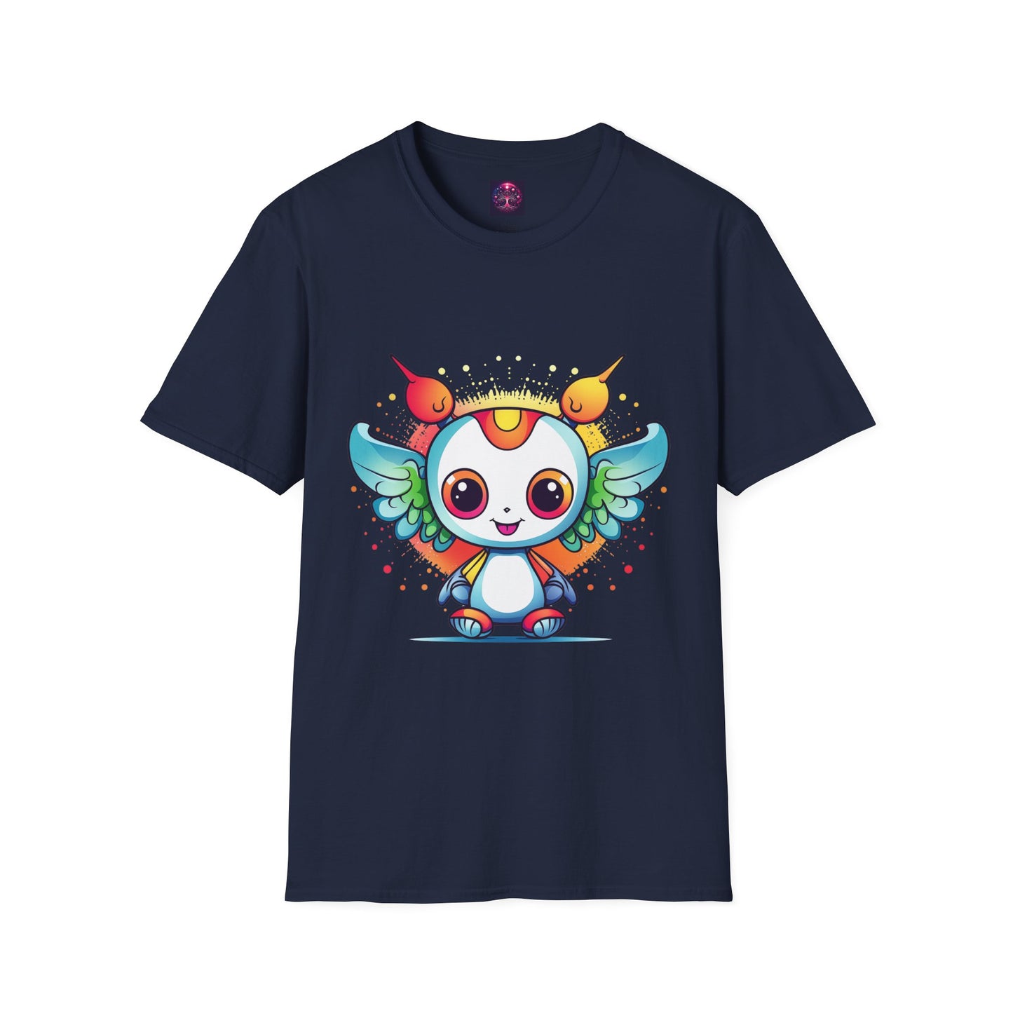 Cute Anime Alien Angel T Shirt ~ Cartoon Alien Gift Friendly Extraterrestrial Creature UFOs UAP Flying Saucer Abduction But Make It Adorable