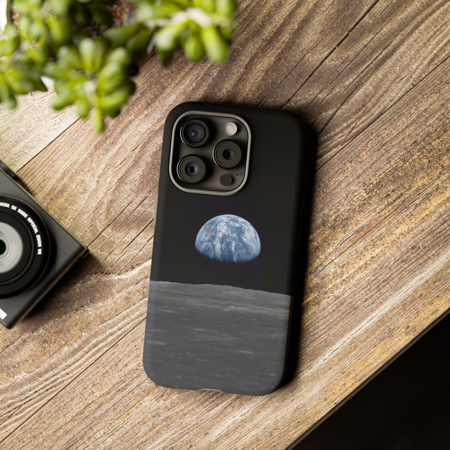 Earth From the Moon Tough Phone Case ~ iPhone Pixel Galaxy Apollo 11 Mission Outer Space Exploration NASA Astronauts Science Teacher Gift