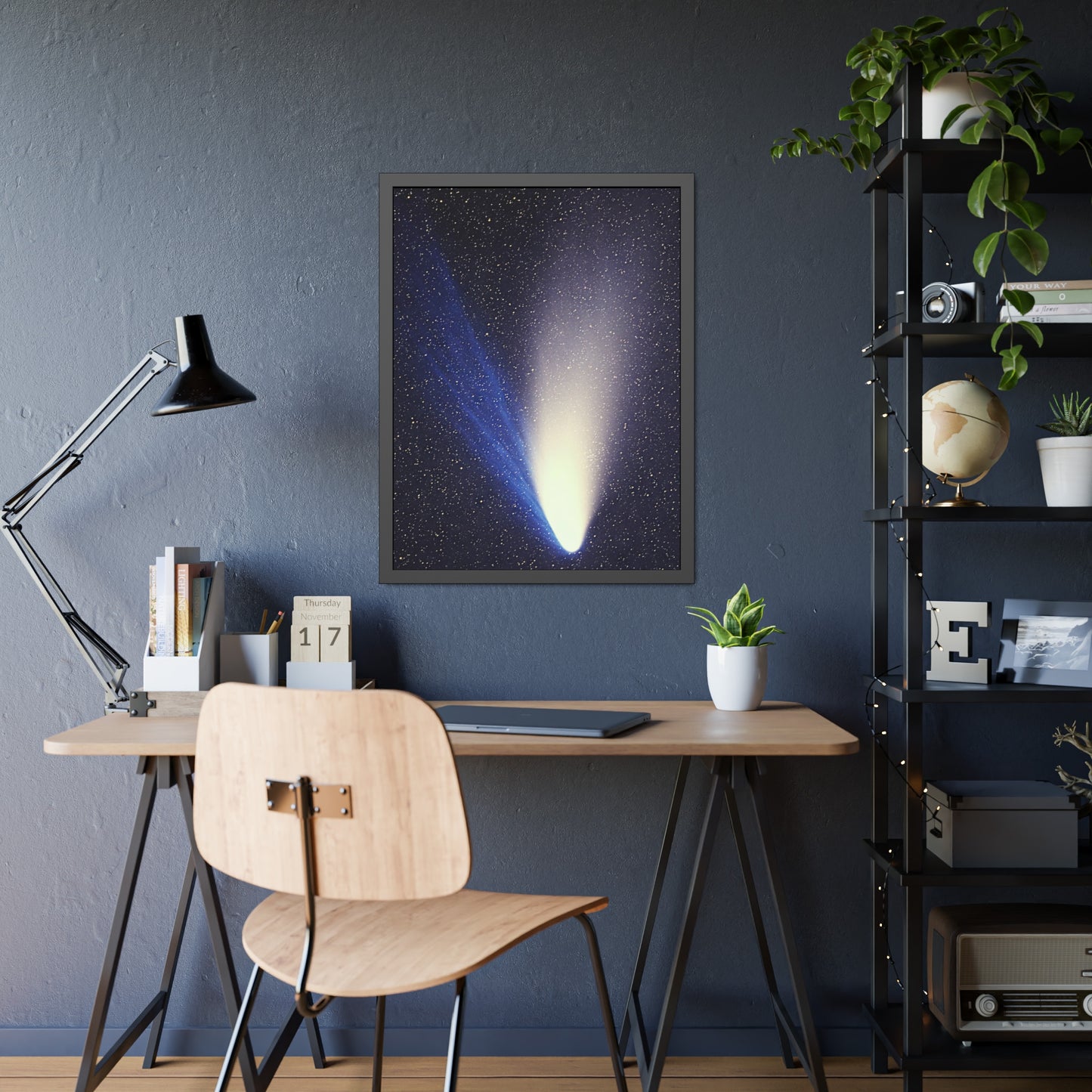 Comet Hale-Bopp Framed Paper Poster