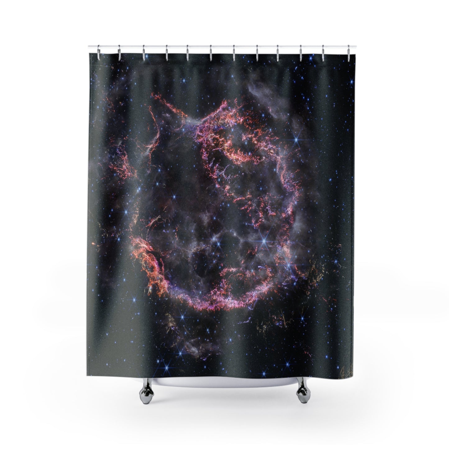 Cassiopeia Supernova Shower Curtains ~ Cass A NASA James Webb Infrared JWST Space Telescope Real Exploding Star Interstellar Stars Astronomy
