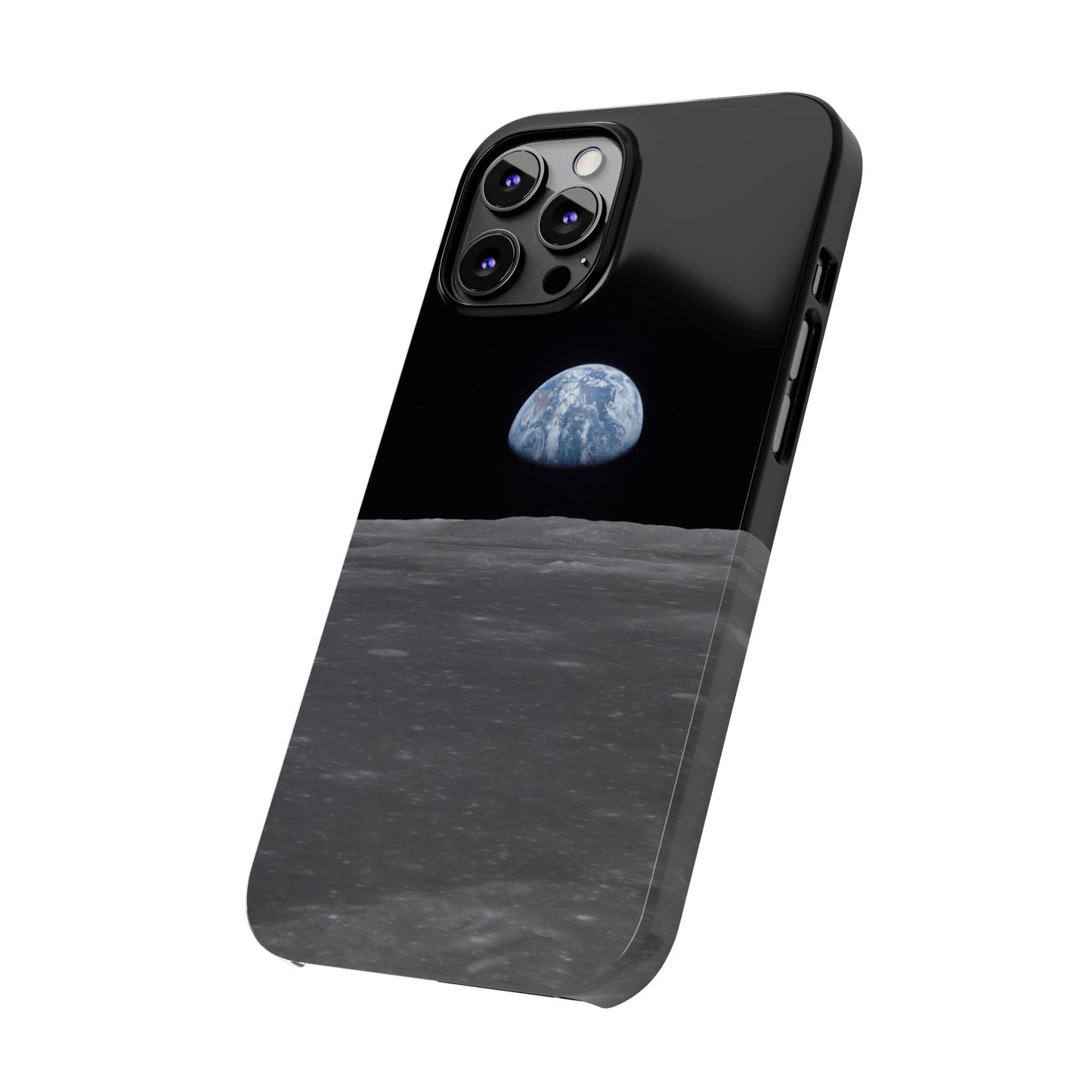 Blue Marble Earth from Moon Slim iPhone Cases