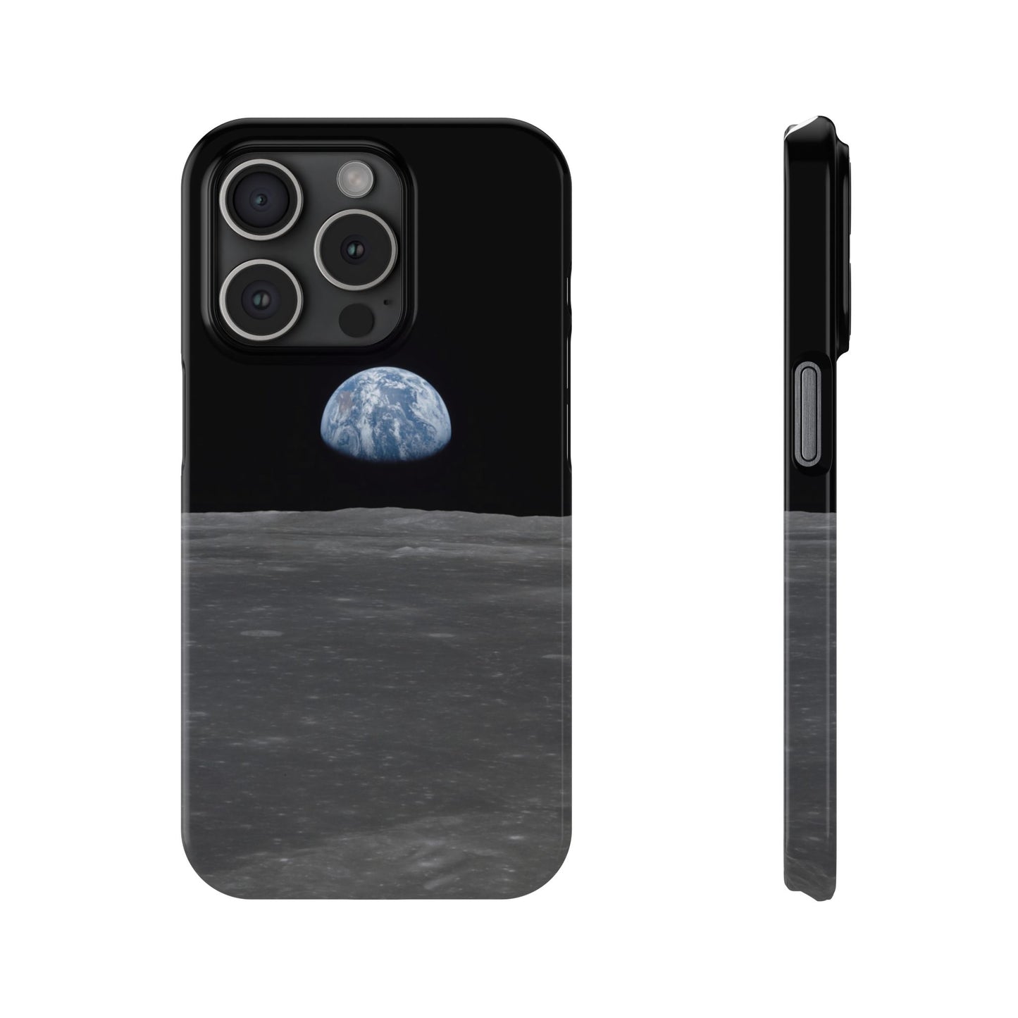 Blue Marble Earth from Moon Slim iPhone Cases