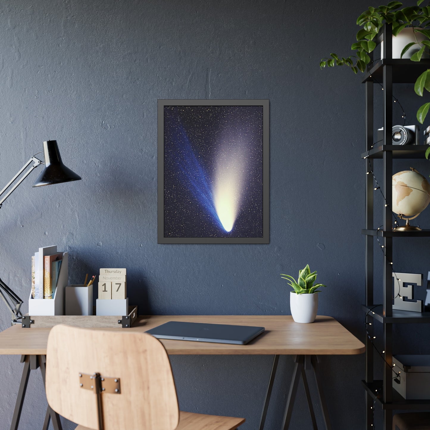 Comet Hale-Bopp Framed Paper Poster