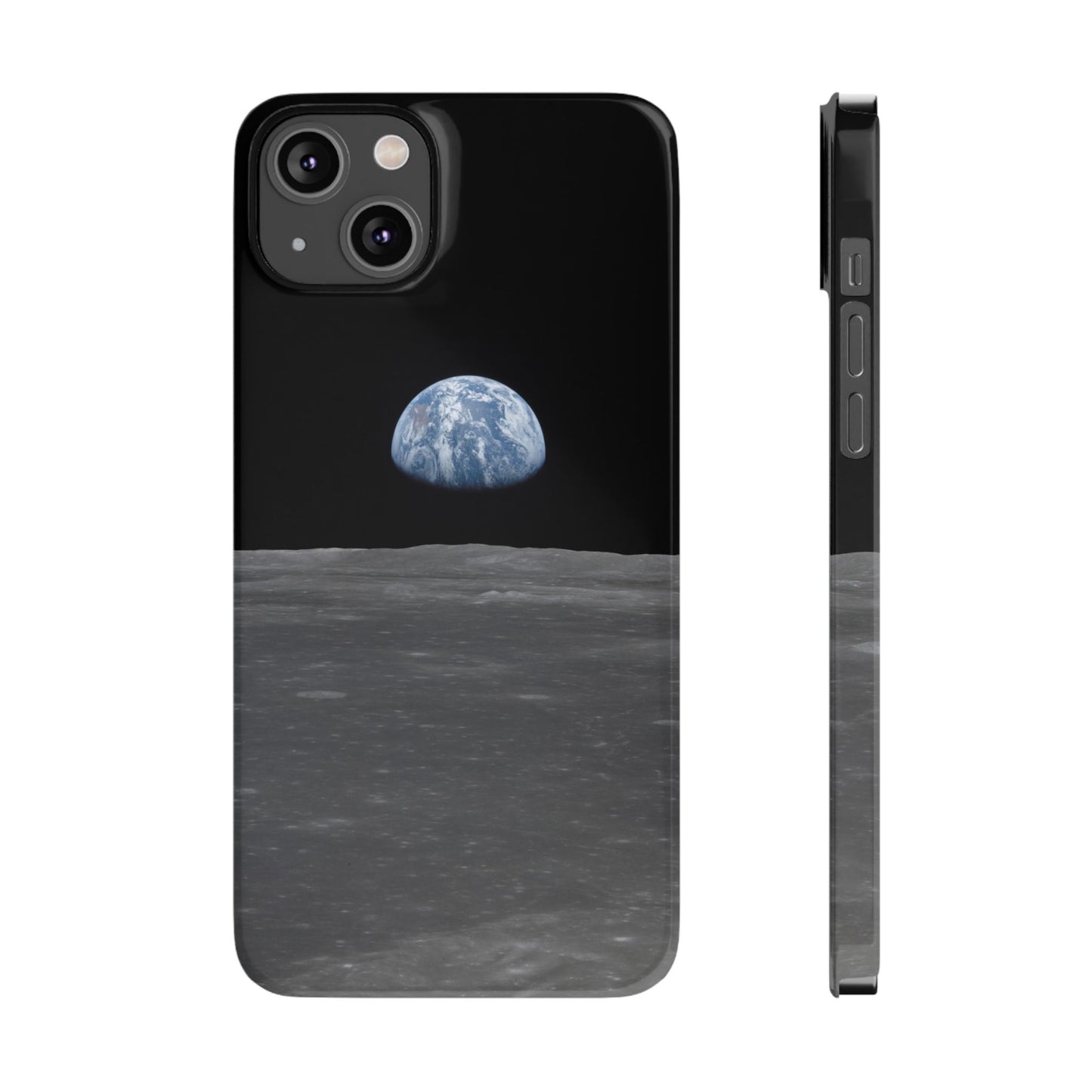 Blue Marble Earth from Moon Slim iPhone Cases