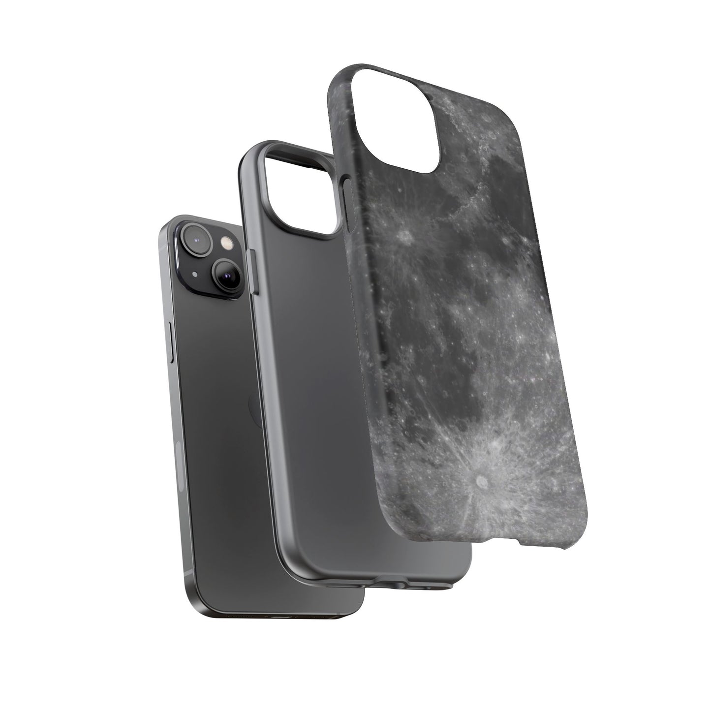 Moon Surface Tough Phone Case ~ iPhone Pixel Galaxy Rugged Protective