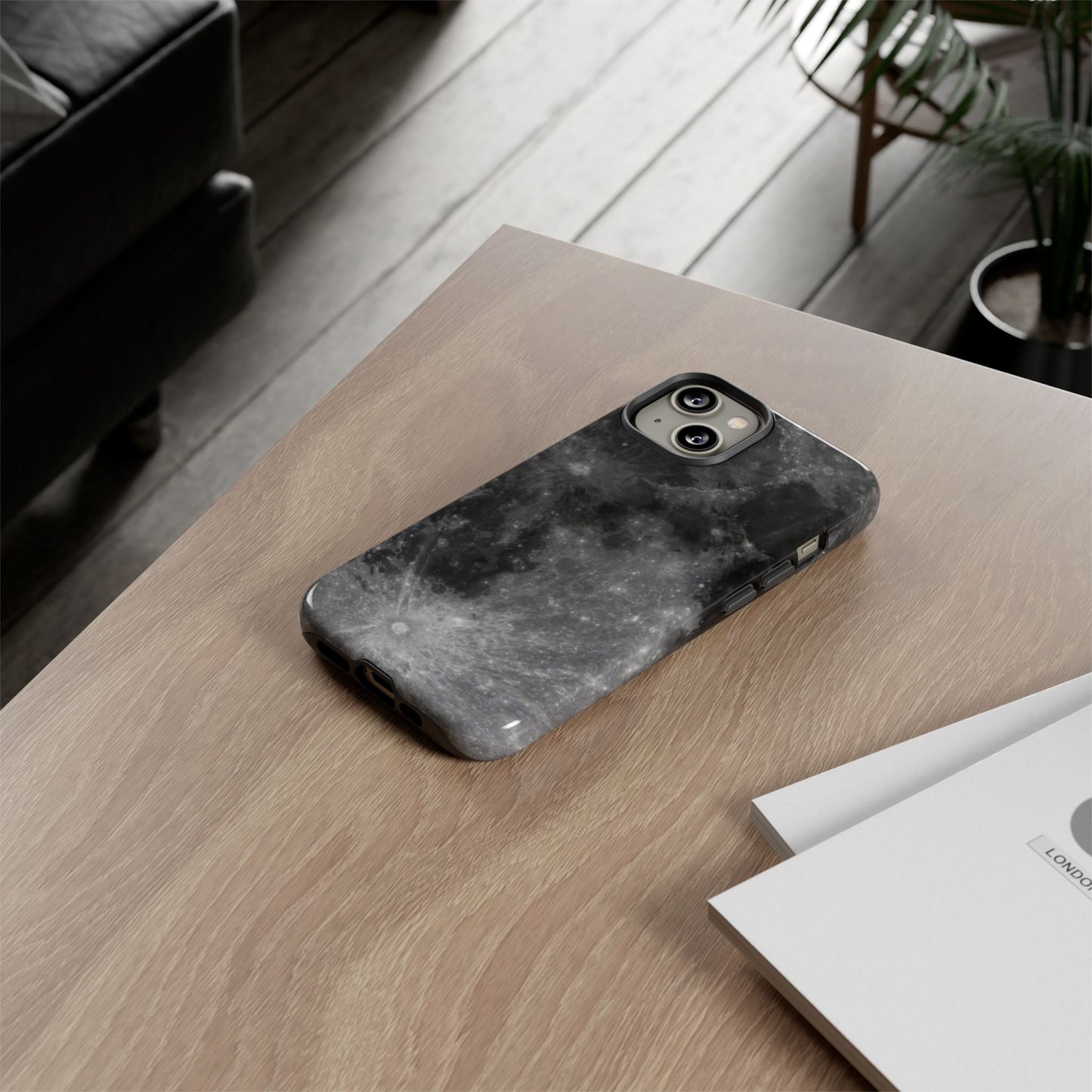 Moon Surface Tough Phone Case ~ iPhone Pixel Galaxy Rugged Protective